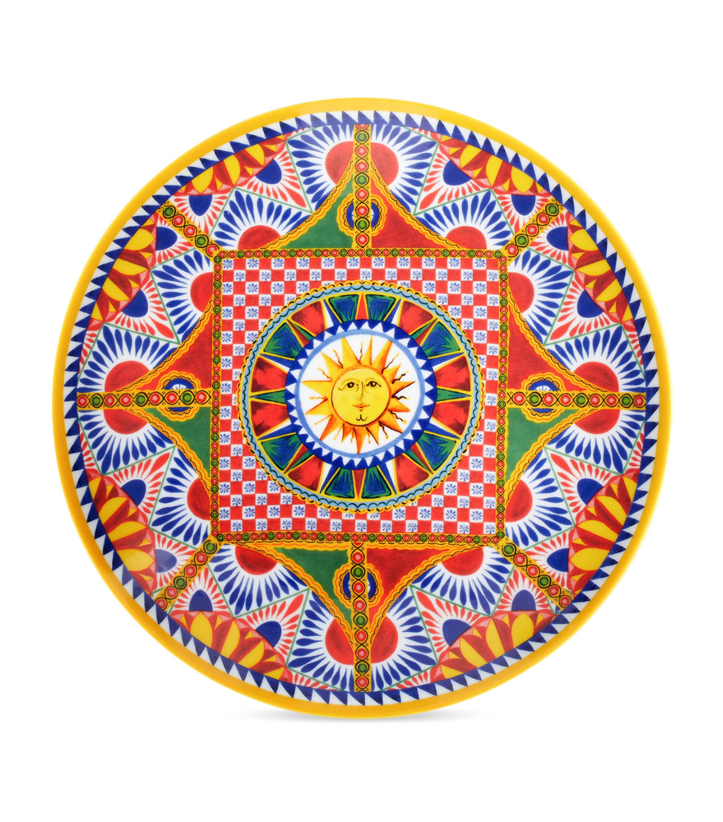 Dolce & Gabbana Casa Set Of 2 Carretto Sole Dessert Plate