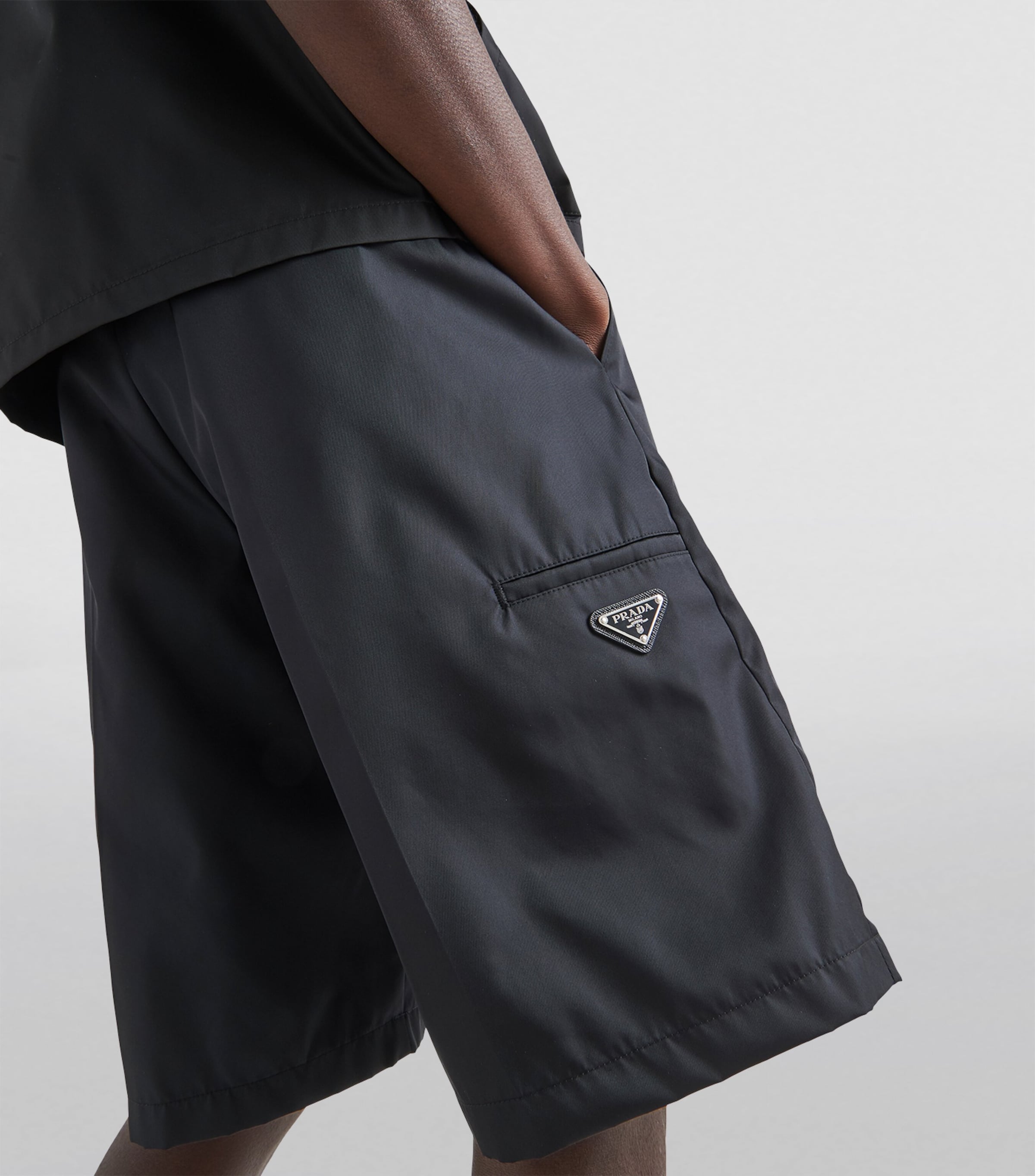 パンツ M size training shorts PRADA authentic Prada Re-Nylon Shorts | Harrods UK
