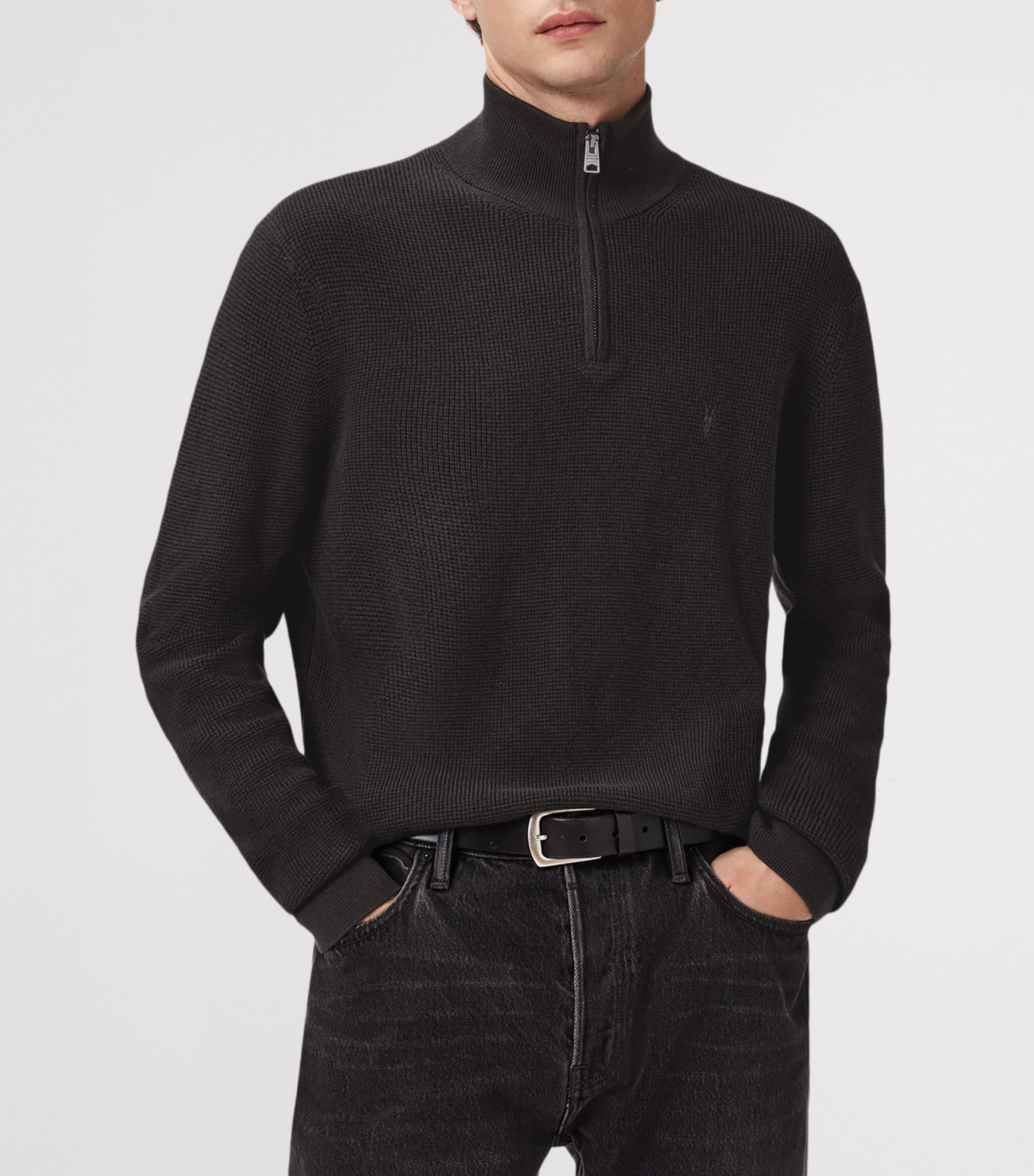 Aspen Quarter-Zip Sweater ESPRESSO BROWN Image 5