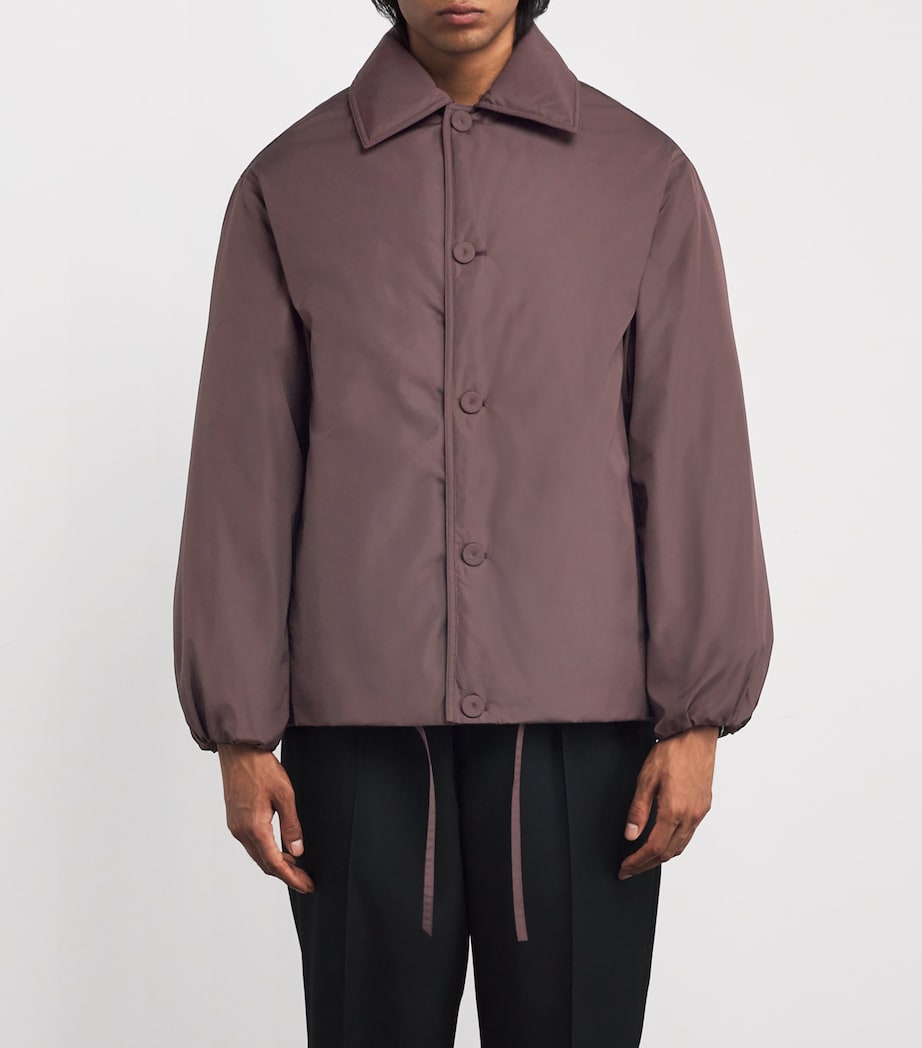 Padded Down Jacket CHESTNUT BROWN Image 3