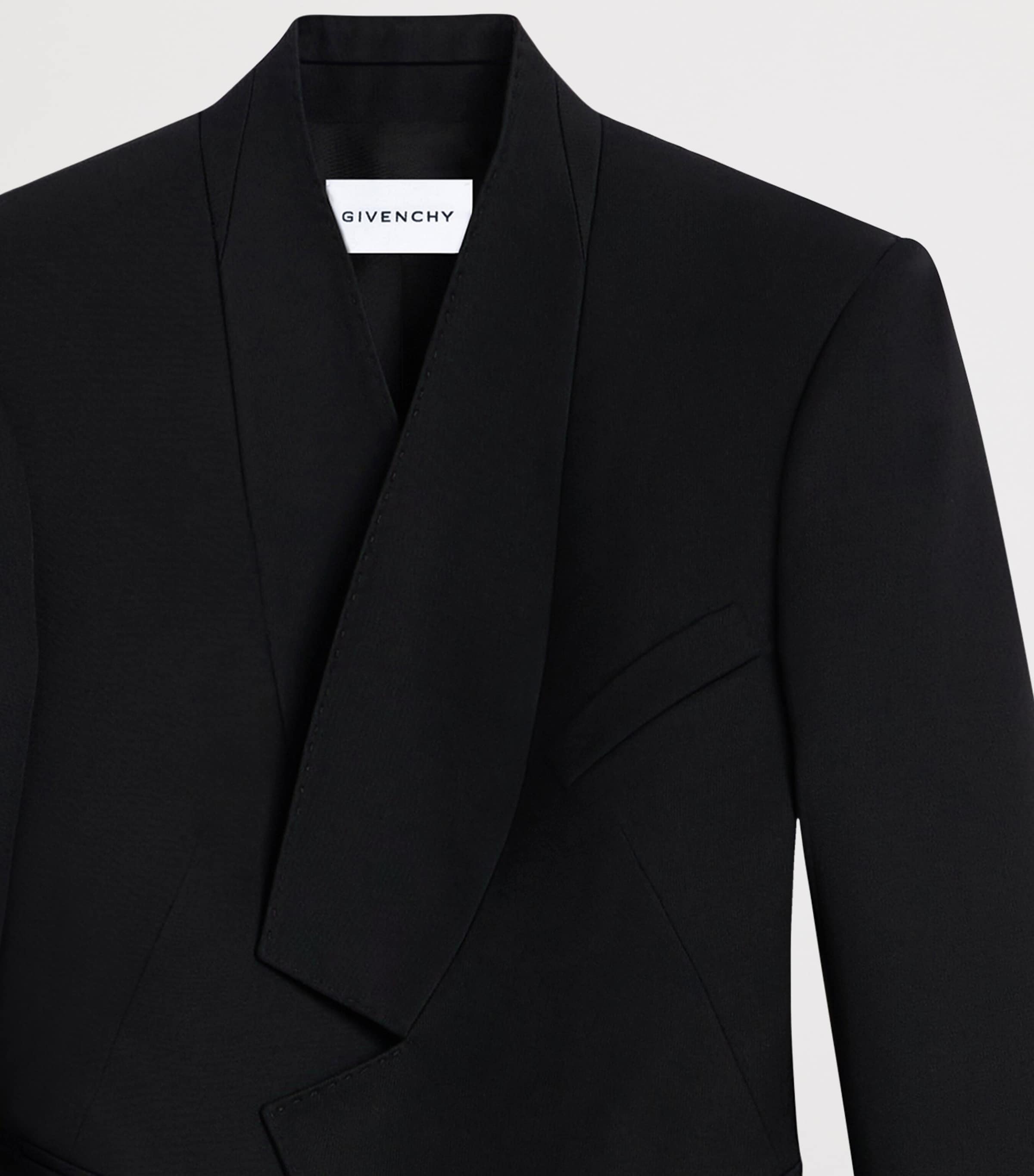 Givenchy Womens Wool Reverse Blazer Image 5