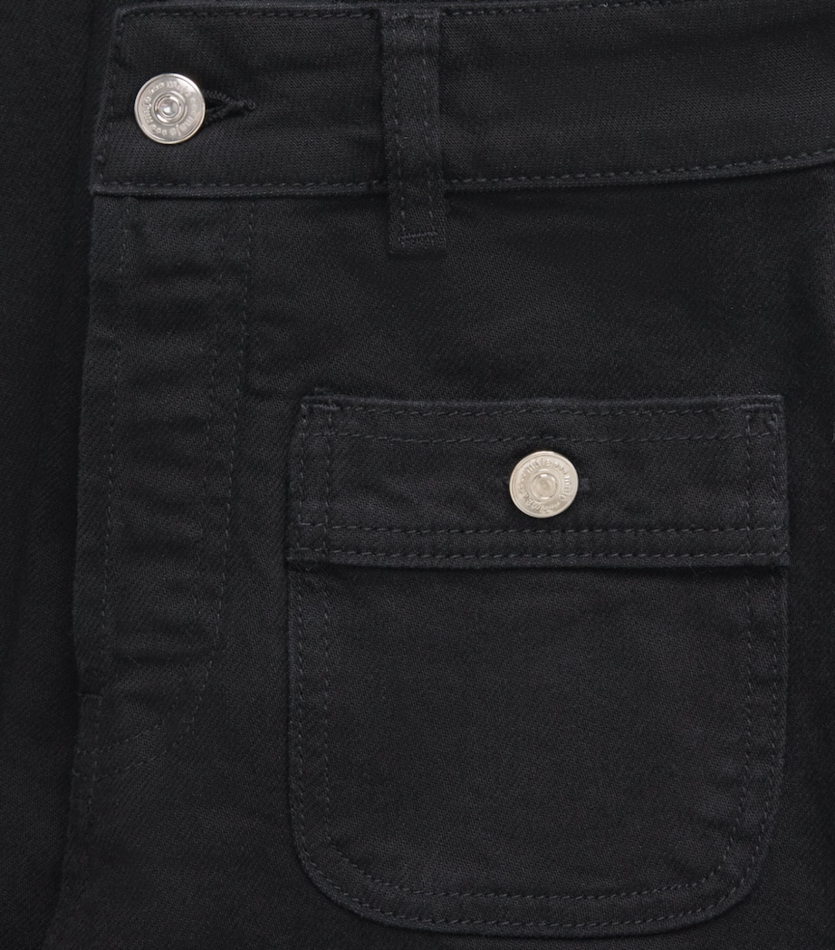 Maje Womens Straight Jeans Black Image 6