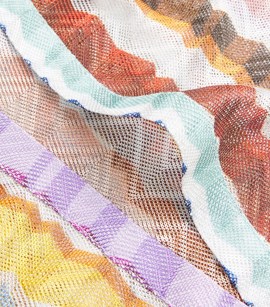 Missoni Womens Zigzag Kaftan Maxi Dress Multicolor Image 6