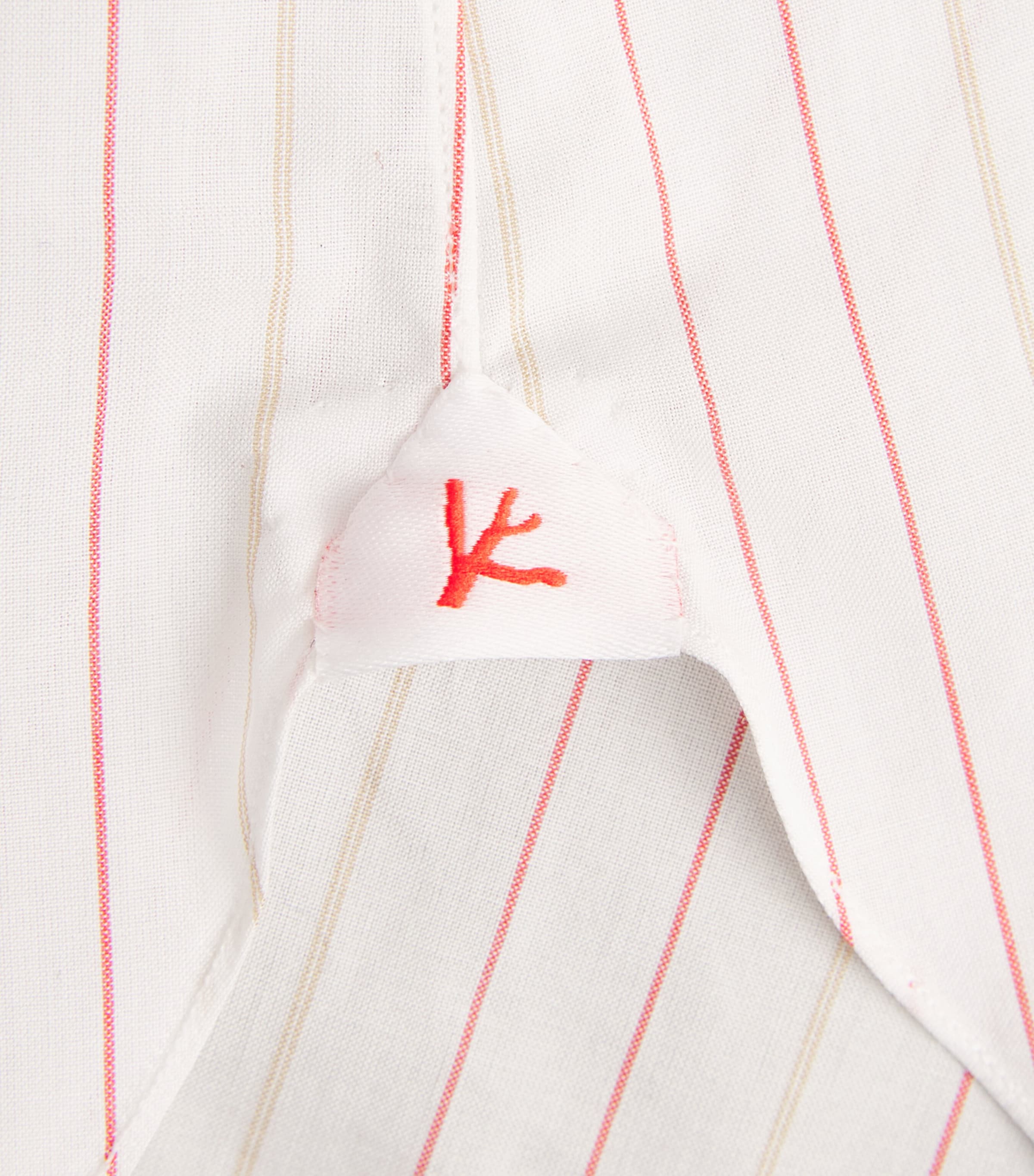 Isaia Mens Cotton Stripe Mix Shirt Image 6