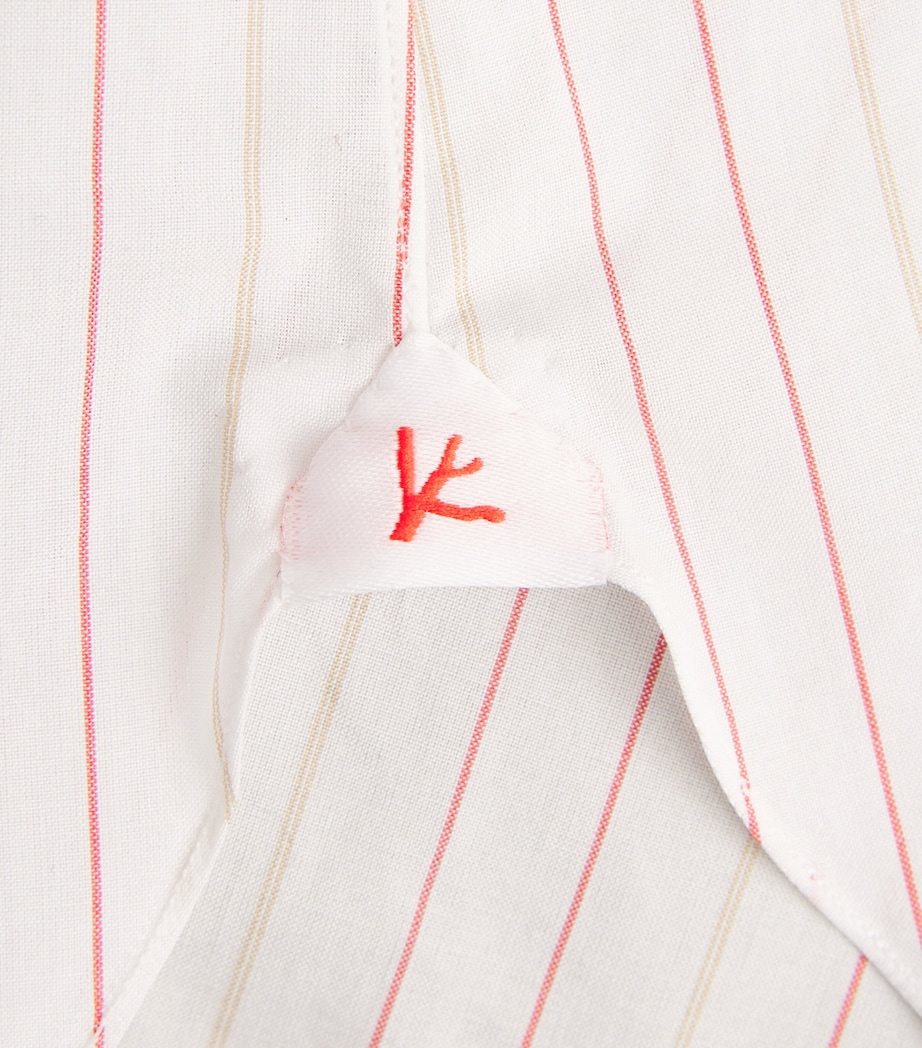 Isaia Mens Cotton Stripe Mix Shirt Image 6