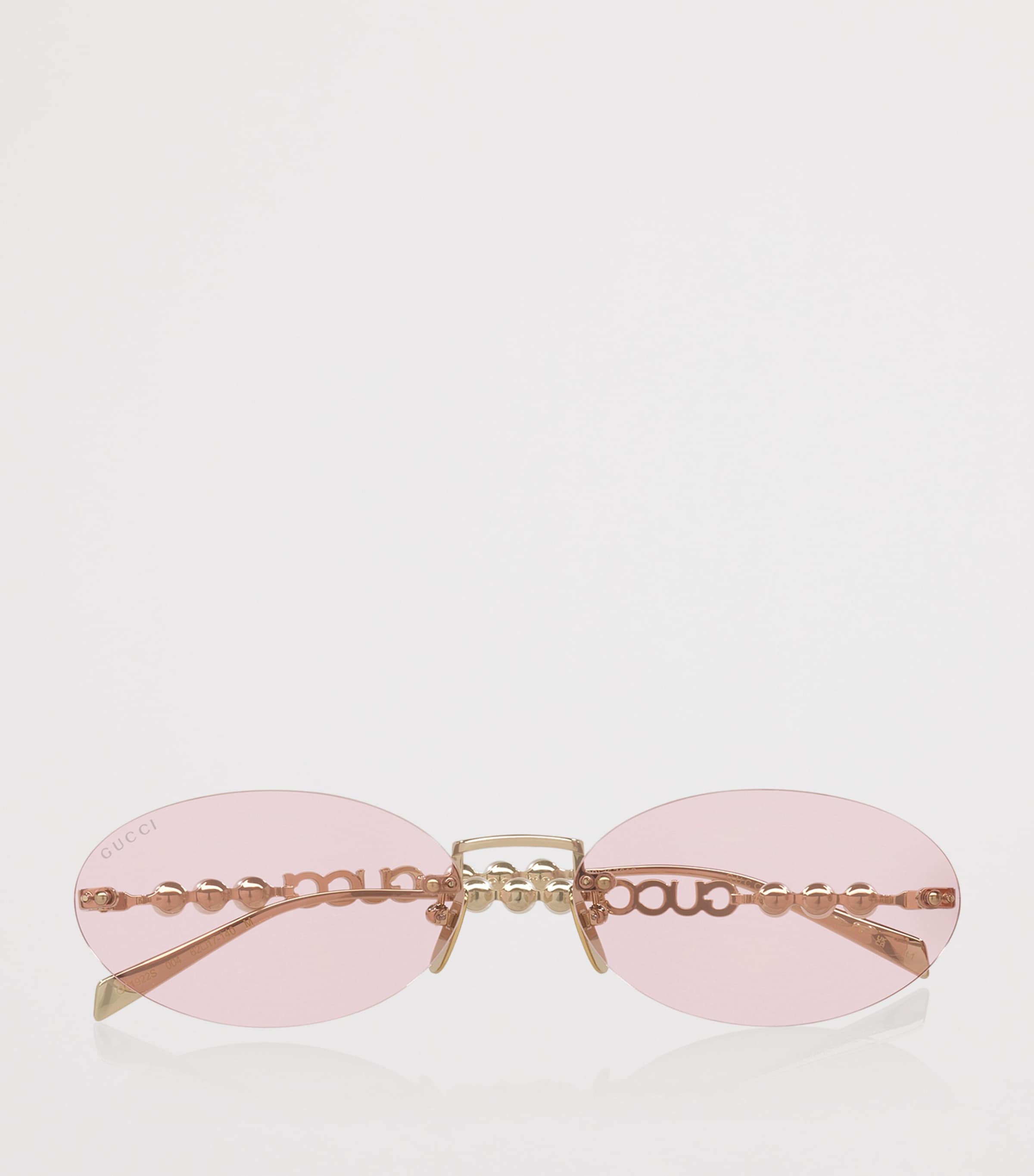 Metal Round Sunglasses 2300R1 Image 5
