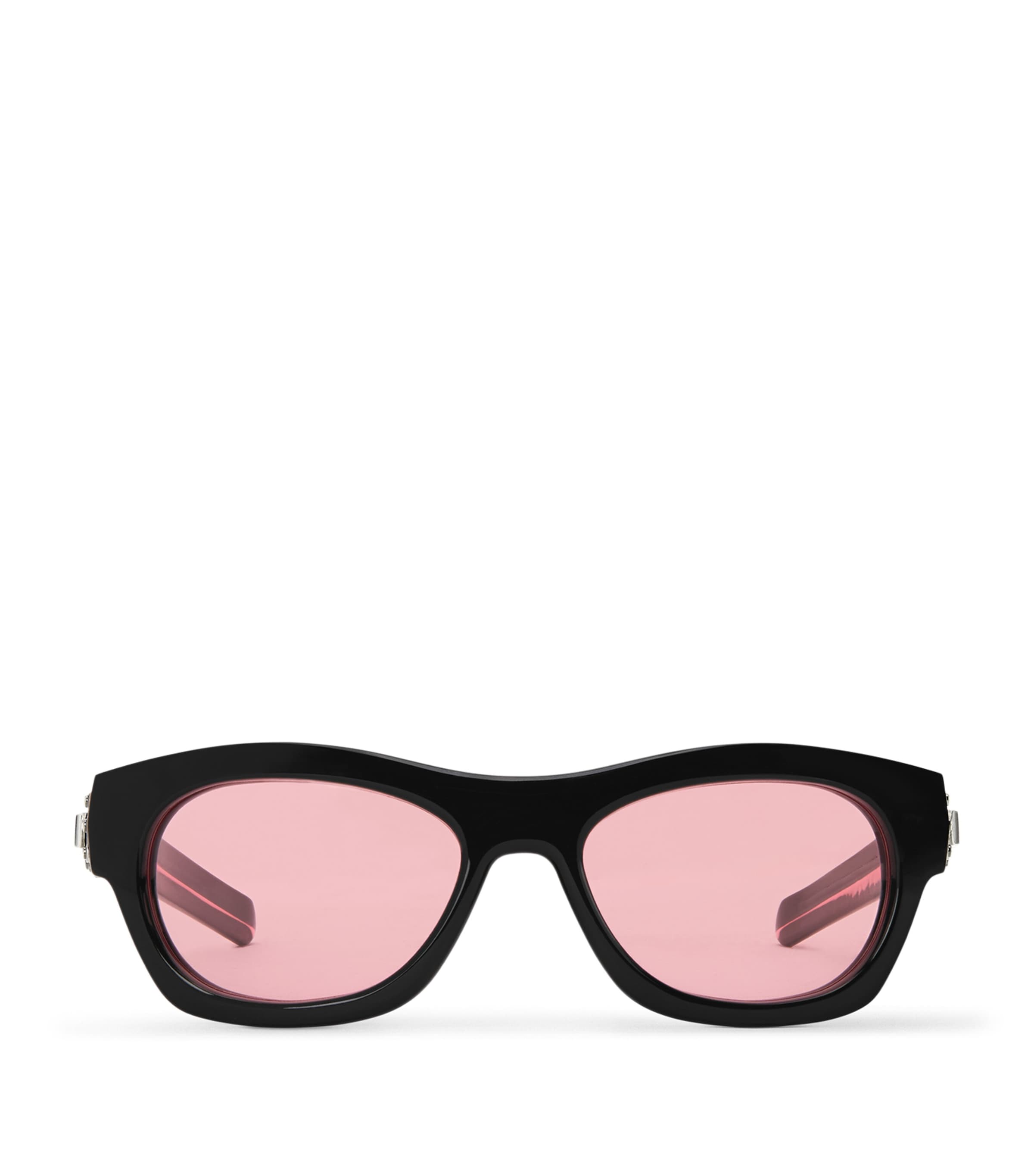 Frog Round Square Sunglasses BLACK Image 1
