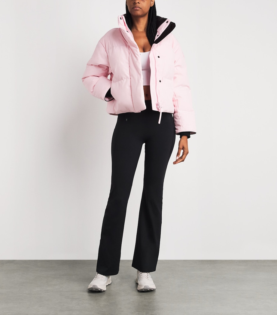 Canada Goose Womens Grandview Cropped Jacket Bloom Pink Image 2