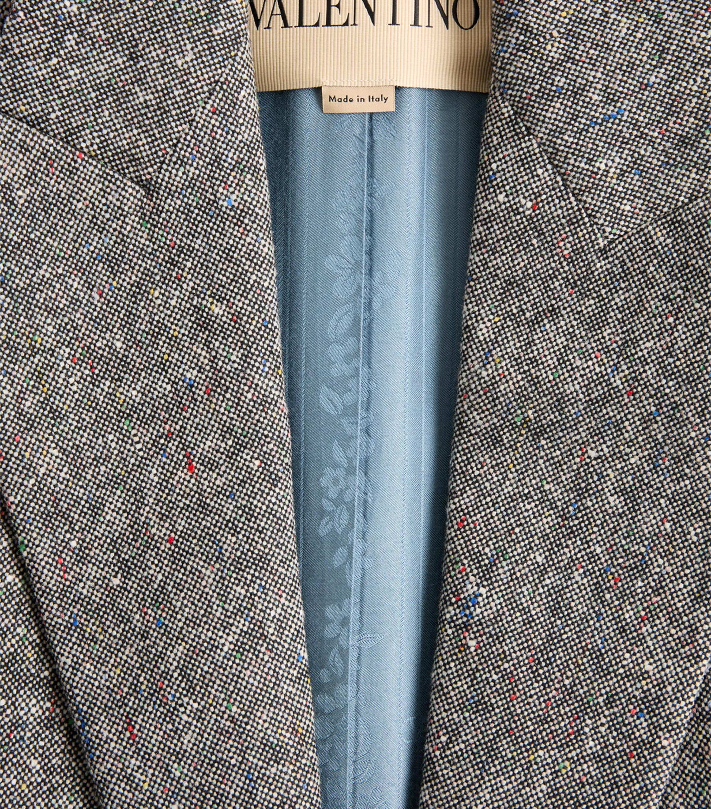 Virgin Wool-Blend Pea Coat 0AN Image 8