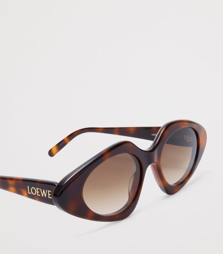 Acetate Triangle Slim Sunglasses HAVANA Image 4