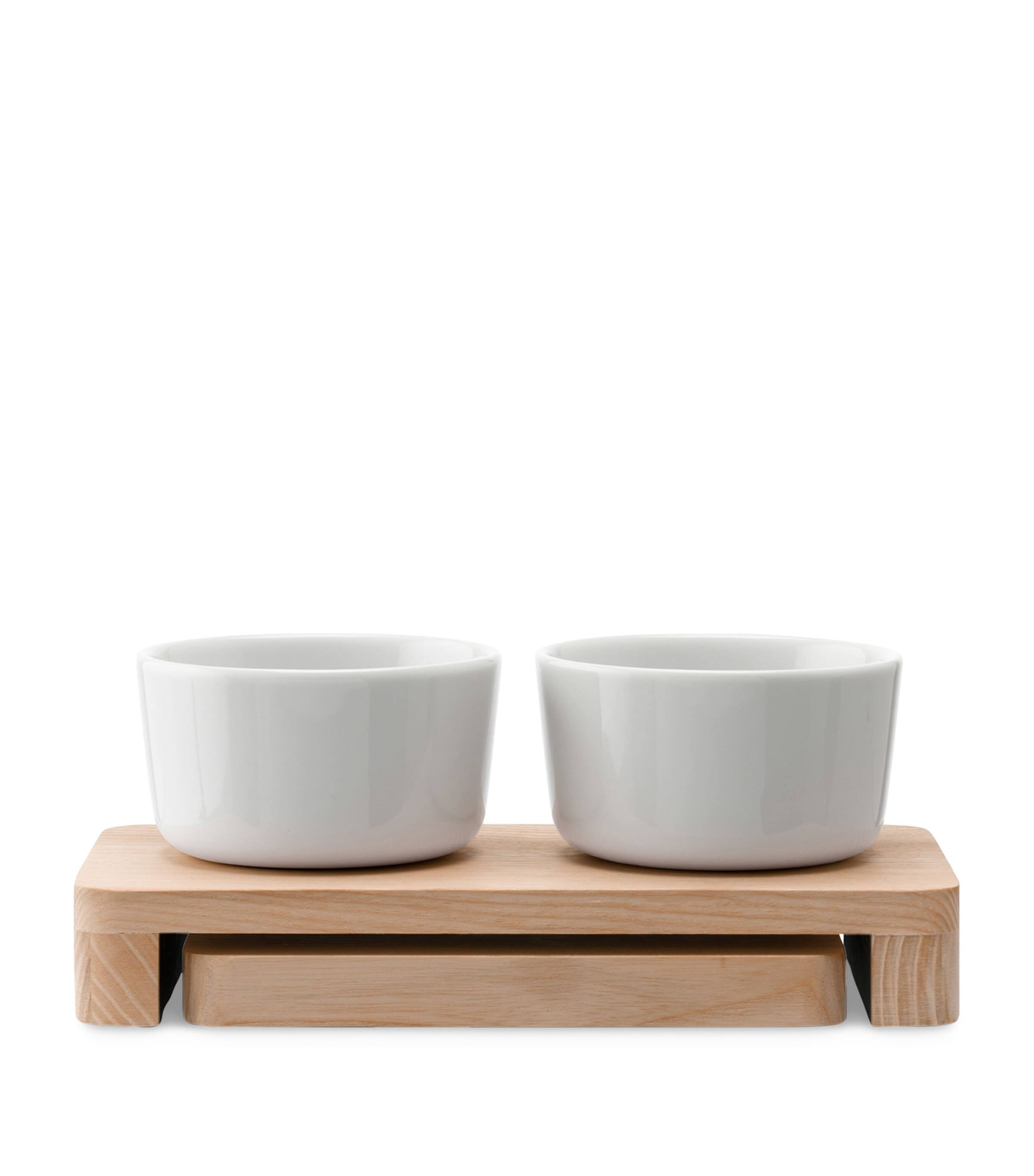 Porcelain Collective Serving Bowls and Tray Set WHITE Image 3