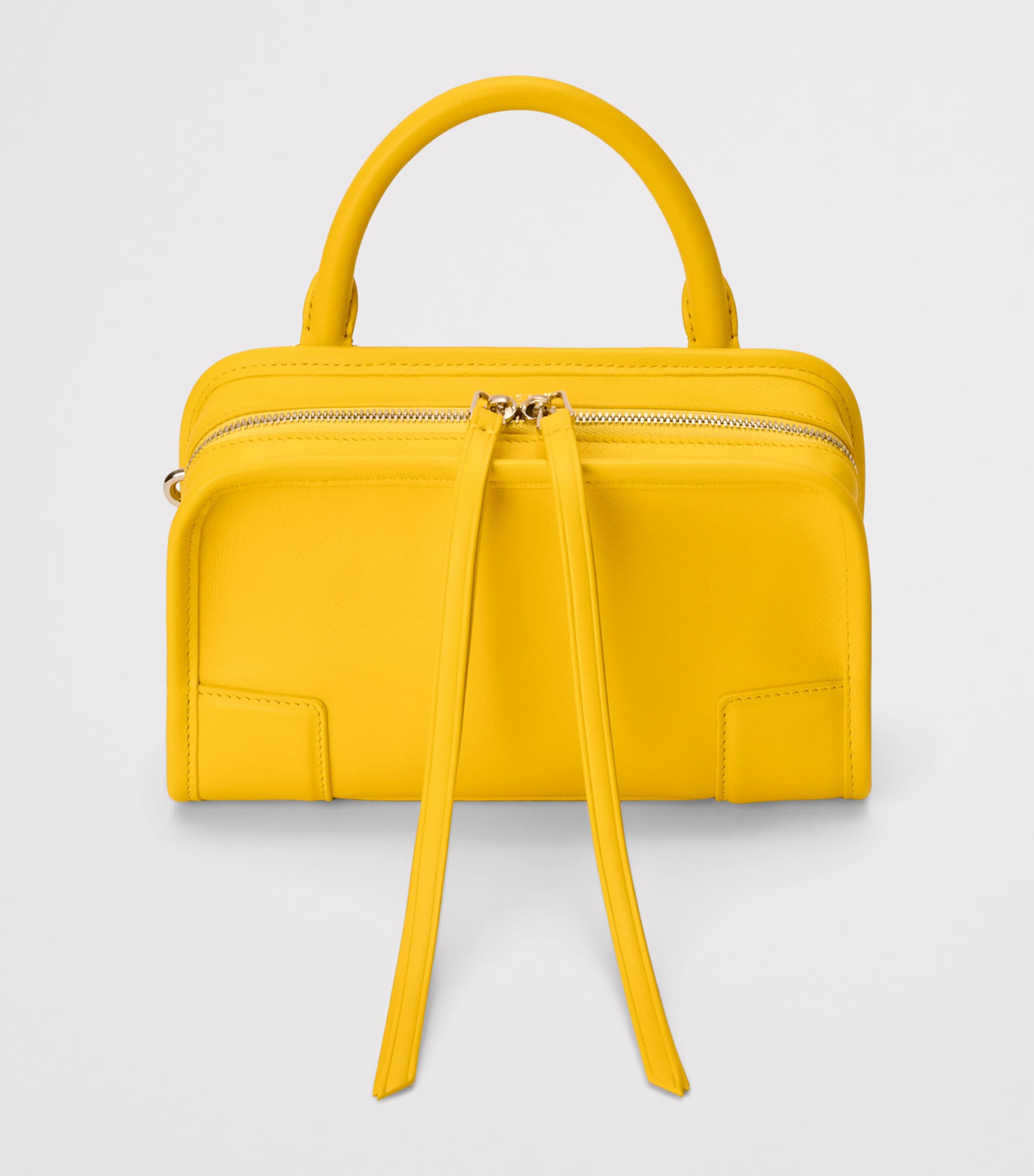Mini Leather Amazona 180 Top-Handle Bag DAISY YELLOW Image 3
