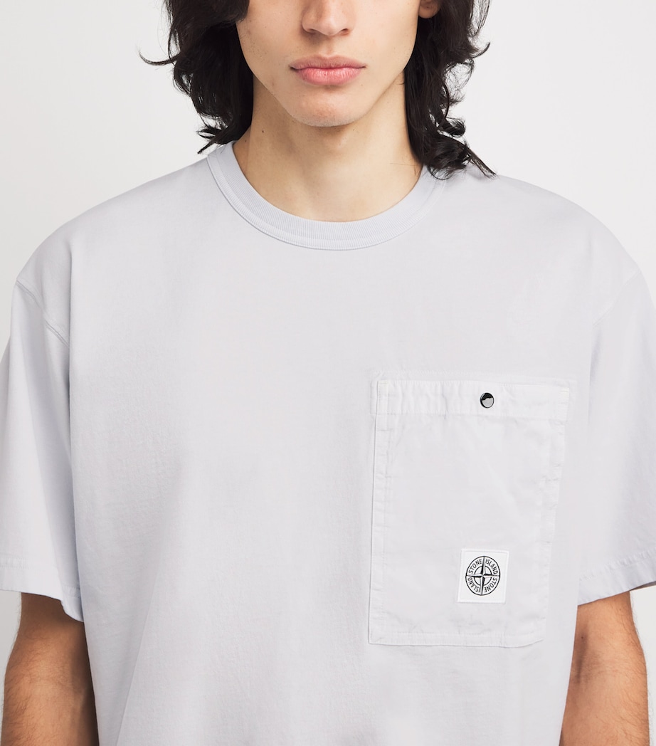 Cotton Logo-Pocket T-Shirt V0041 Image 6
