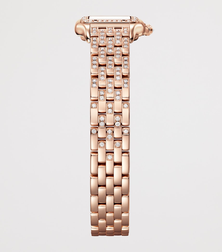 Rose Gold and Diamond Panthère de Cartier Watch 20mm SILVER Image 5