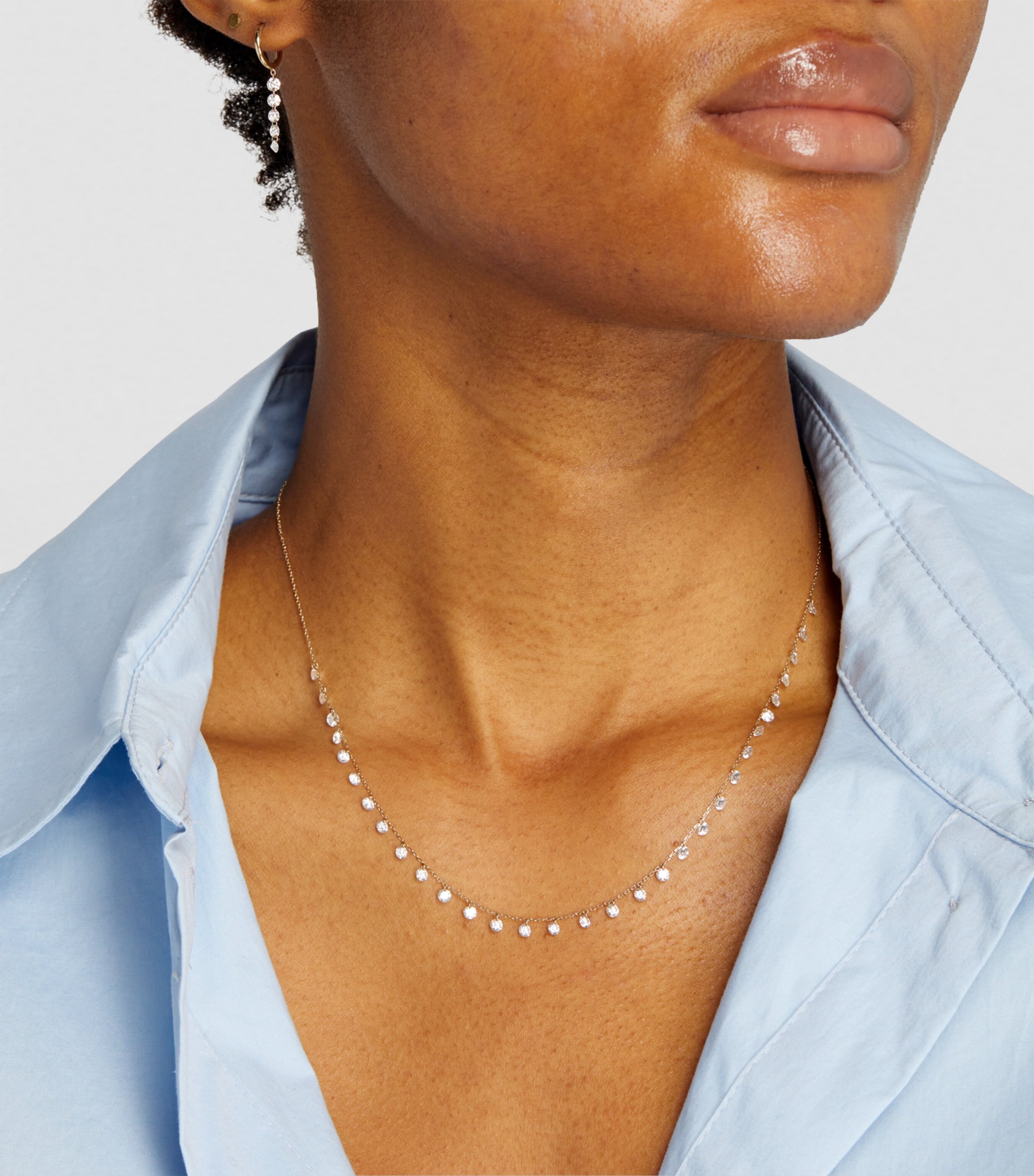 Yellow Gold and Diamond Danaé Necklace YELLOW GOLD Image 3