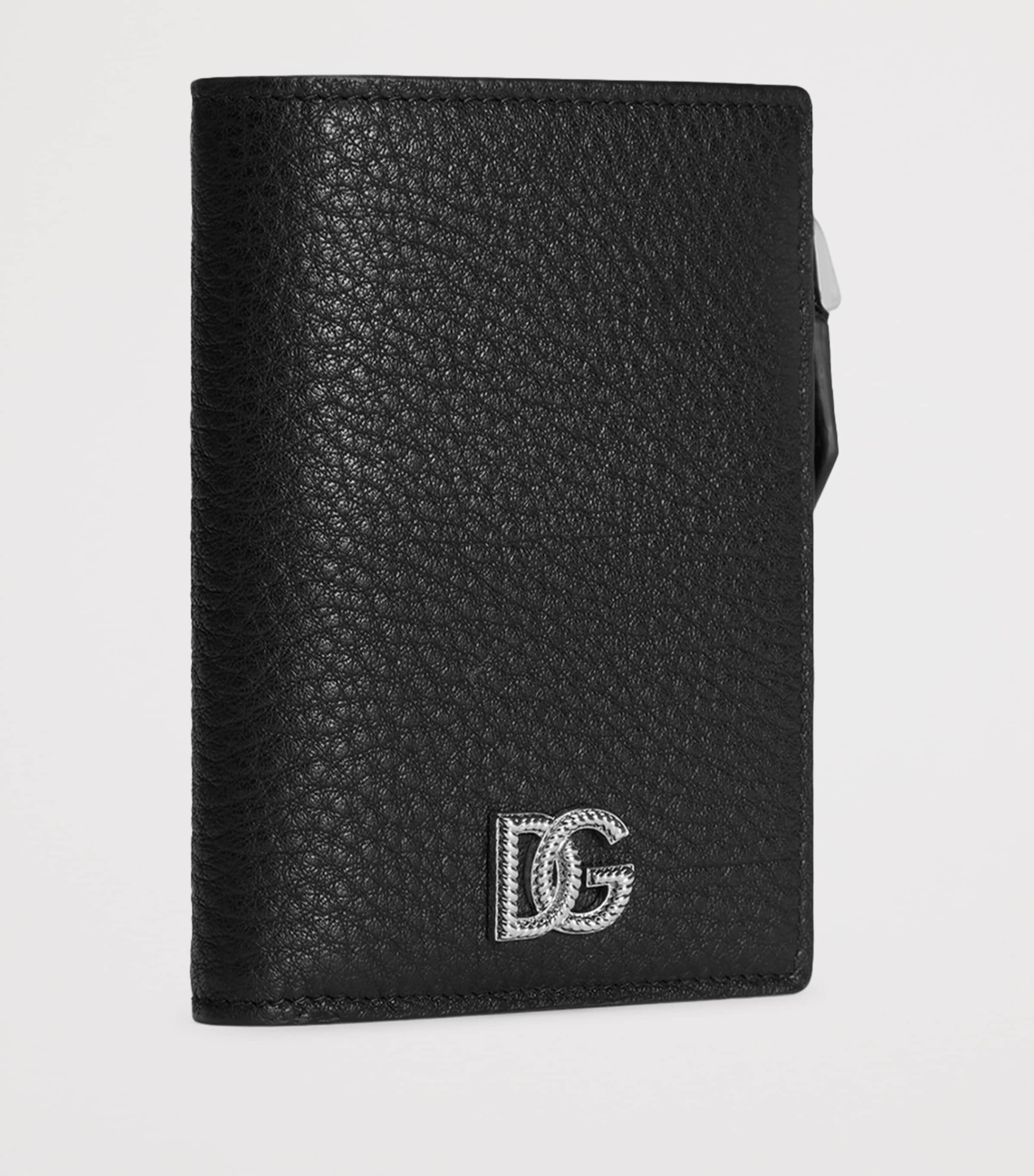 Dolce&Gabbana Leather Bifold Wallet Black Image 2
