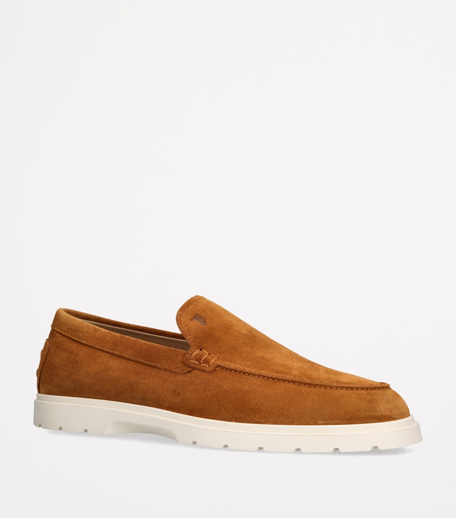 Suede Ibridro Loafers CAMEL Image 3