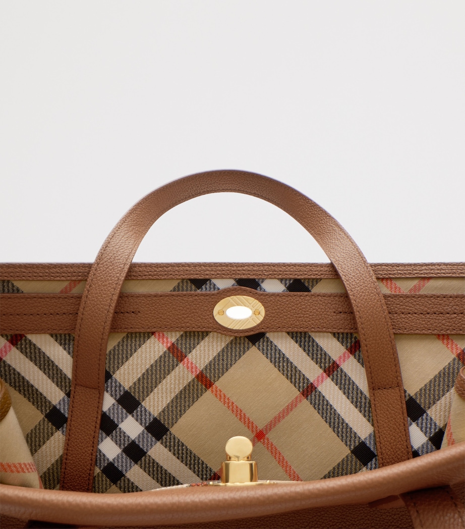 Medium Calfskin Cotswolds Tote Bag HAZEL Image 6