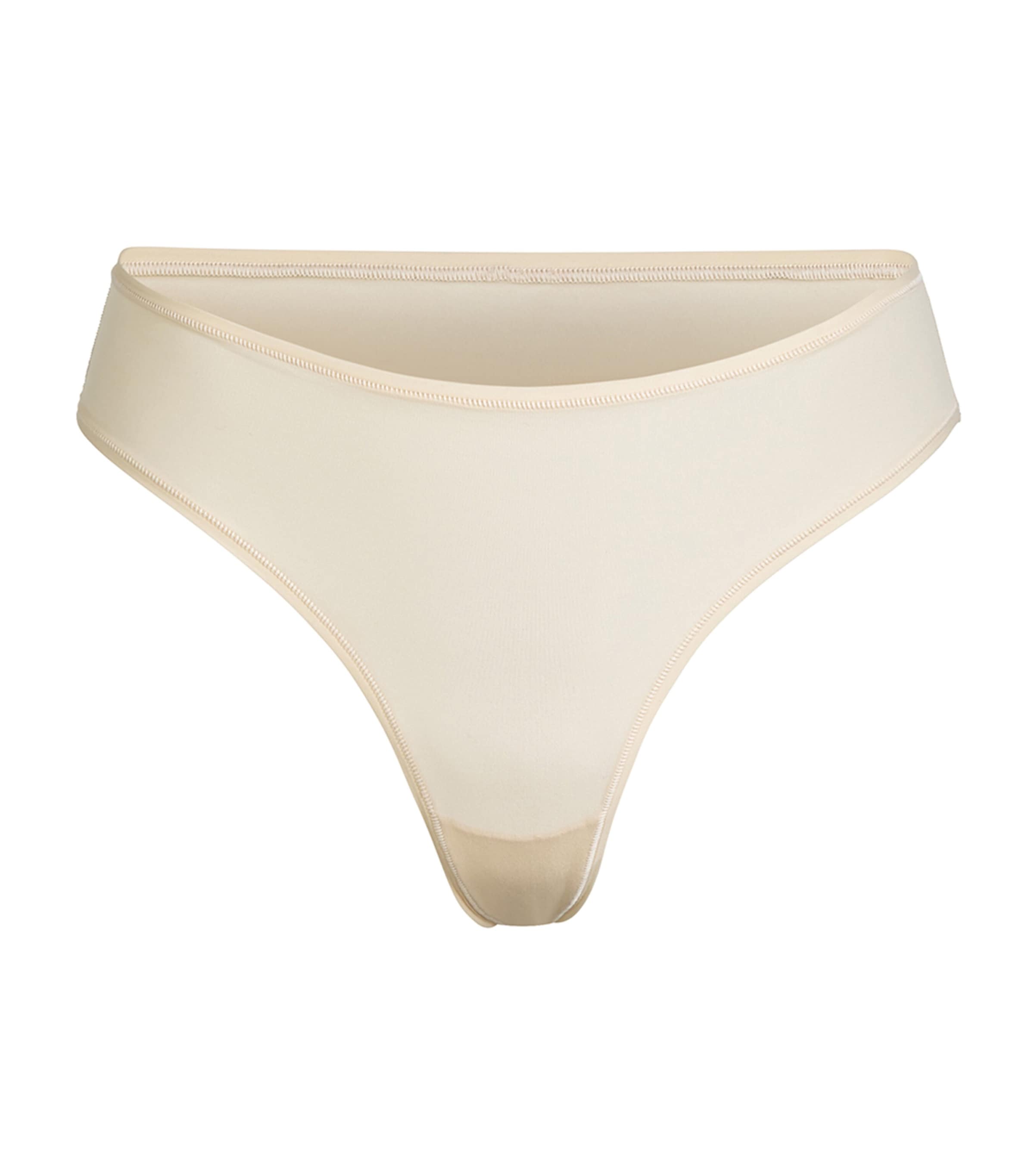 Shop Skims Fits Everybody Cheeky Thong In Nude