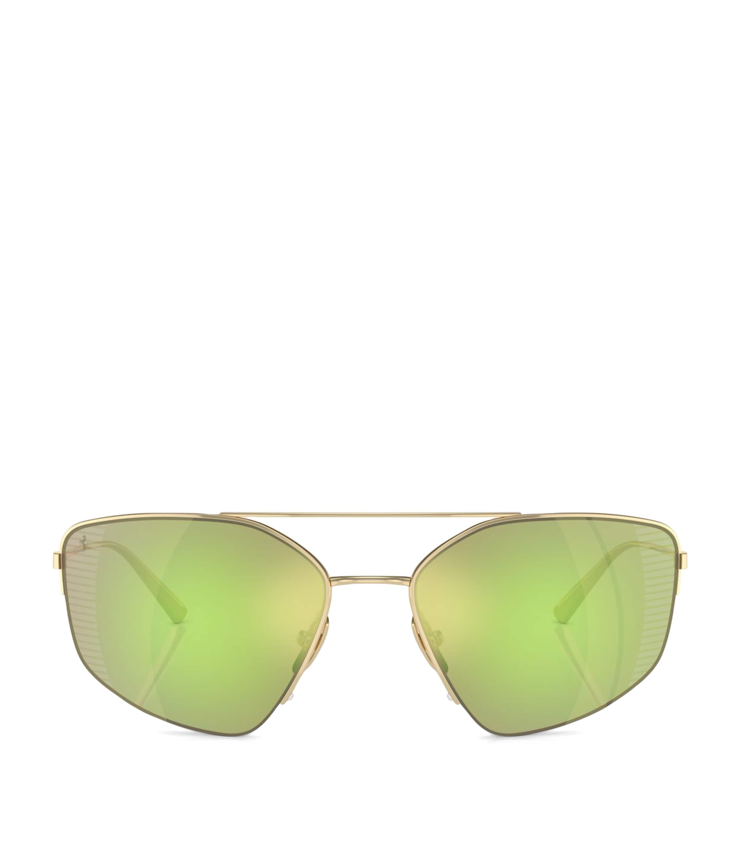 Ferrari Titanium Fh1009t Sunglasses In Gold