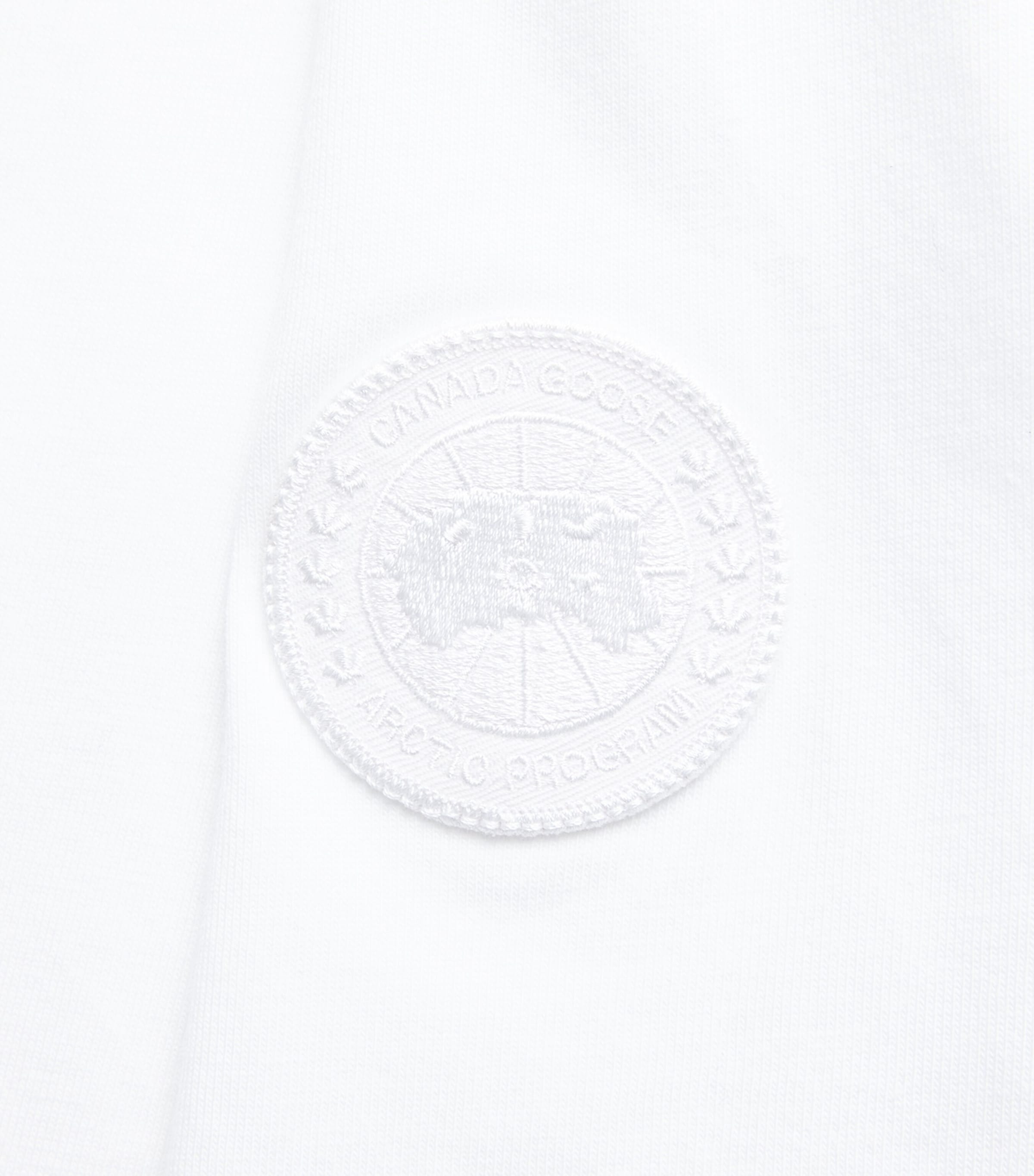 Canada Goose Mens Organic Cotton Novo T-Shirt Optic White Image 6