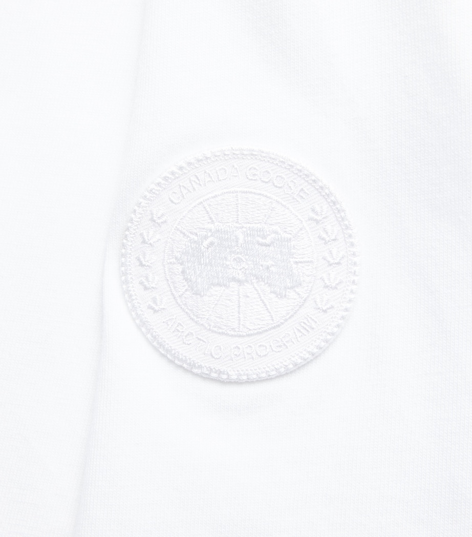 Canada Goose Mens Organic Cotton Novo T-Shirt Optic White Image 6