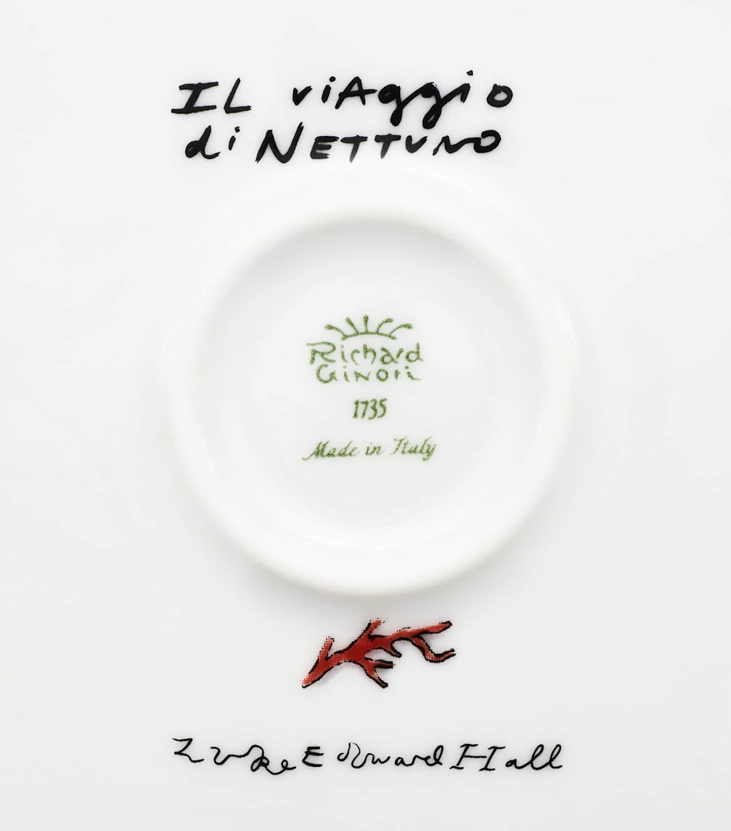 Porcelain Il Viaggio di Nettuno Round Trinket Box (13cm) G00135001 Image 3