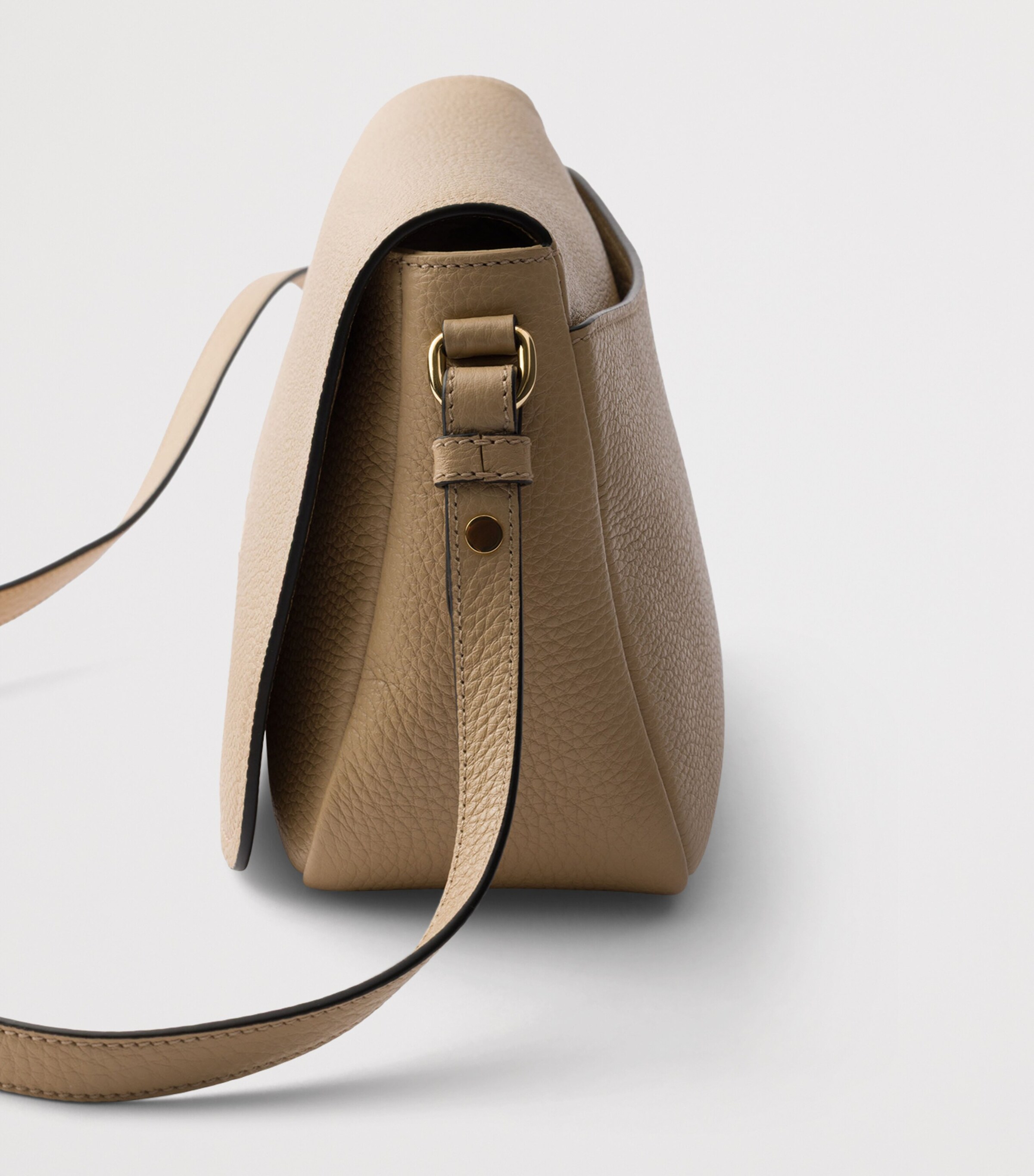 Prada Leather Cross-Body Bag Neutral Image 5