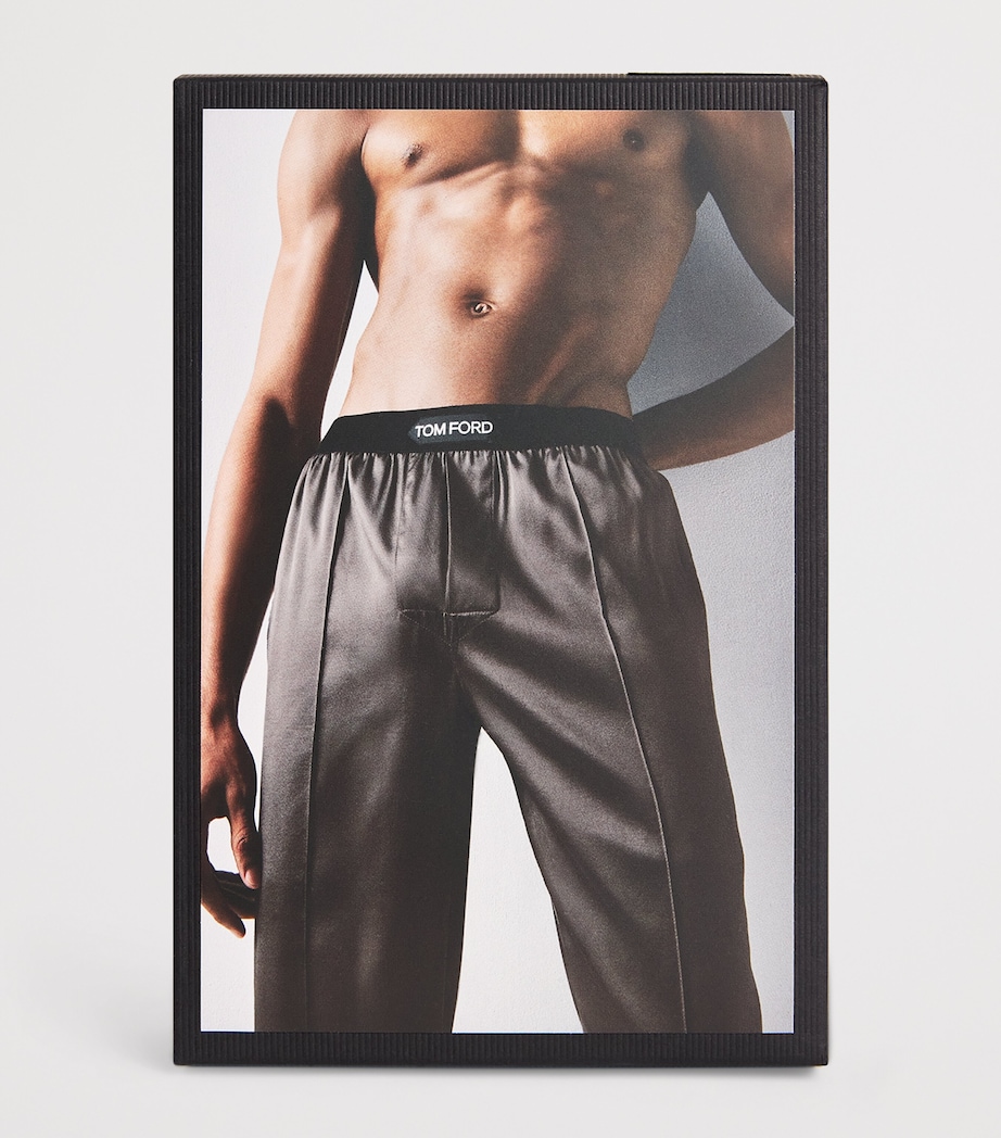 Silk Pyjama Bottoms 429/DEEP OCEAN Image 1