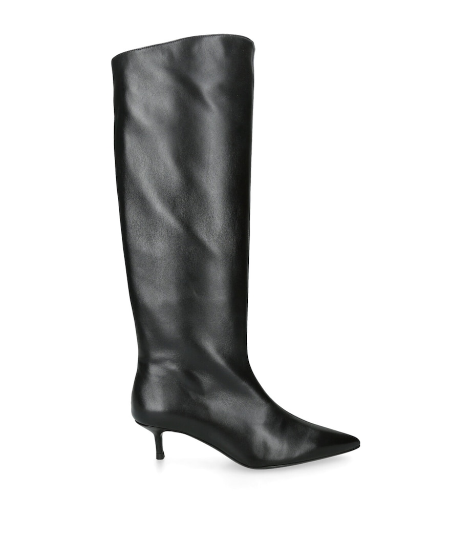 Leather Sebastian Boots 50 BLACK Image 1