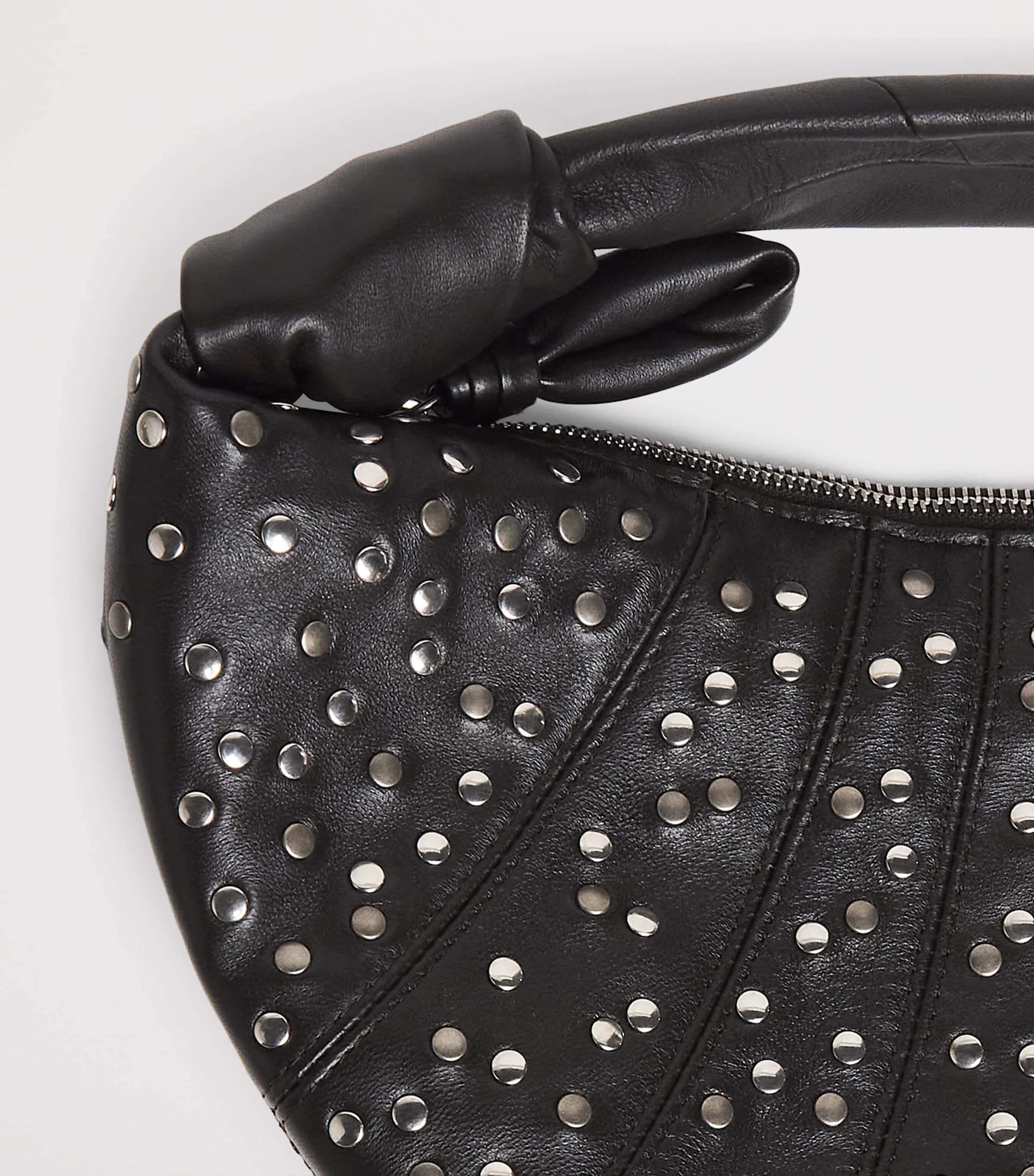 Lemaire Mini Leather Fortune Croissant Shoulder Bag Dark Chocolate Image 5