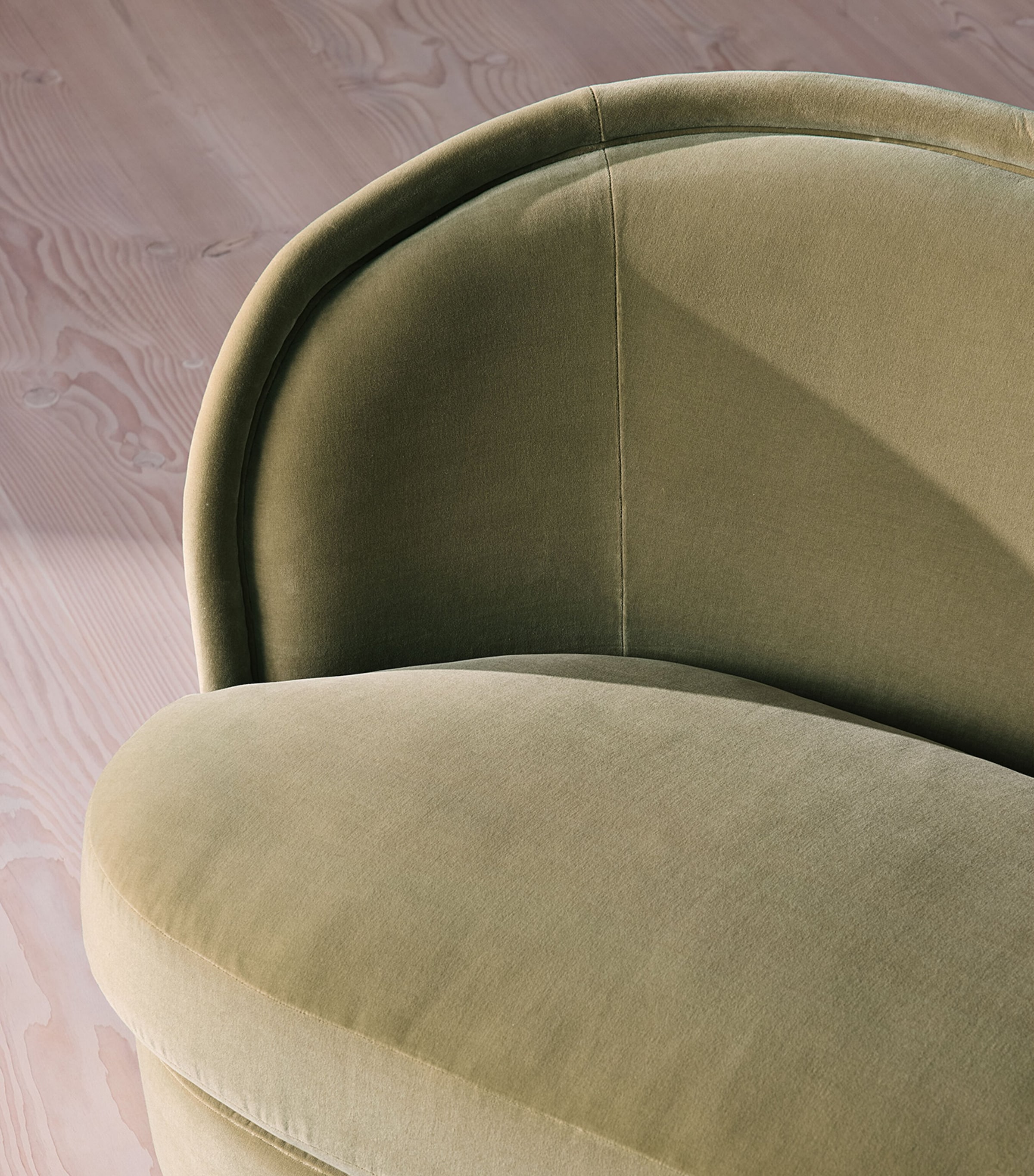 Soho Home Velvet Blair 2-Seater Sofa Green Image 4