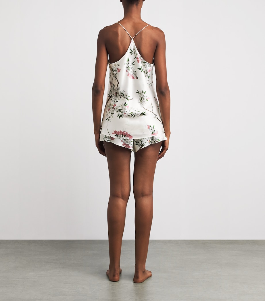 Olivia von Halle Womens Silk Floral Bella Pyjama Set Ana Image 4
