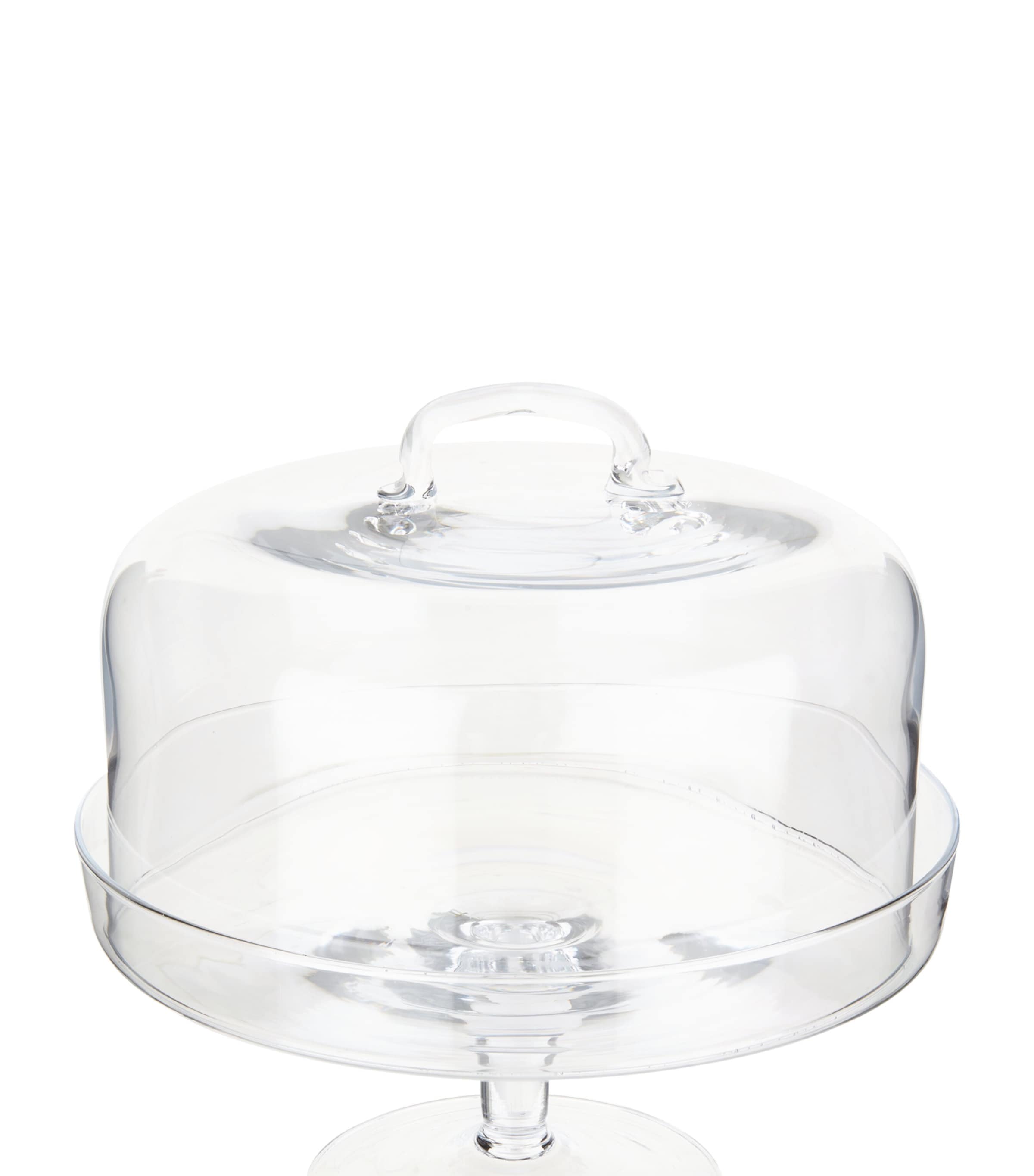 LSA International Cake Stand with Dome Clear Image 2