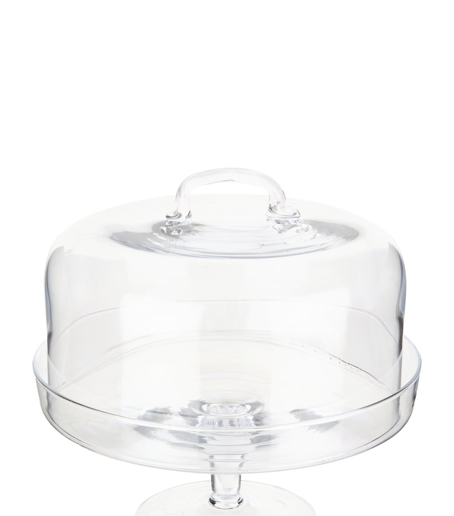 LSA International Cake Stand with Dome Clear Image 2