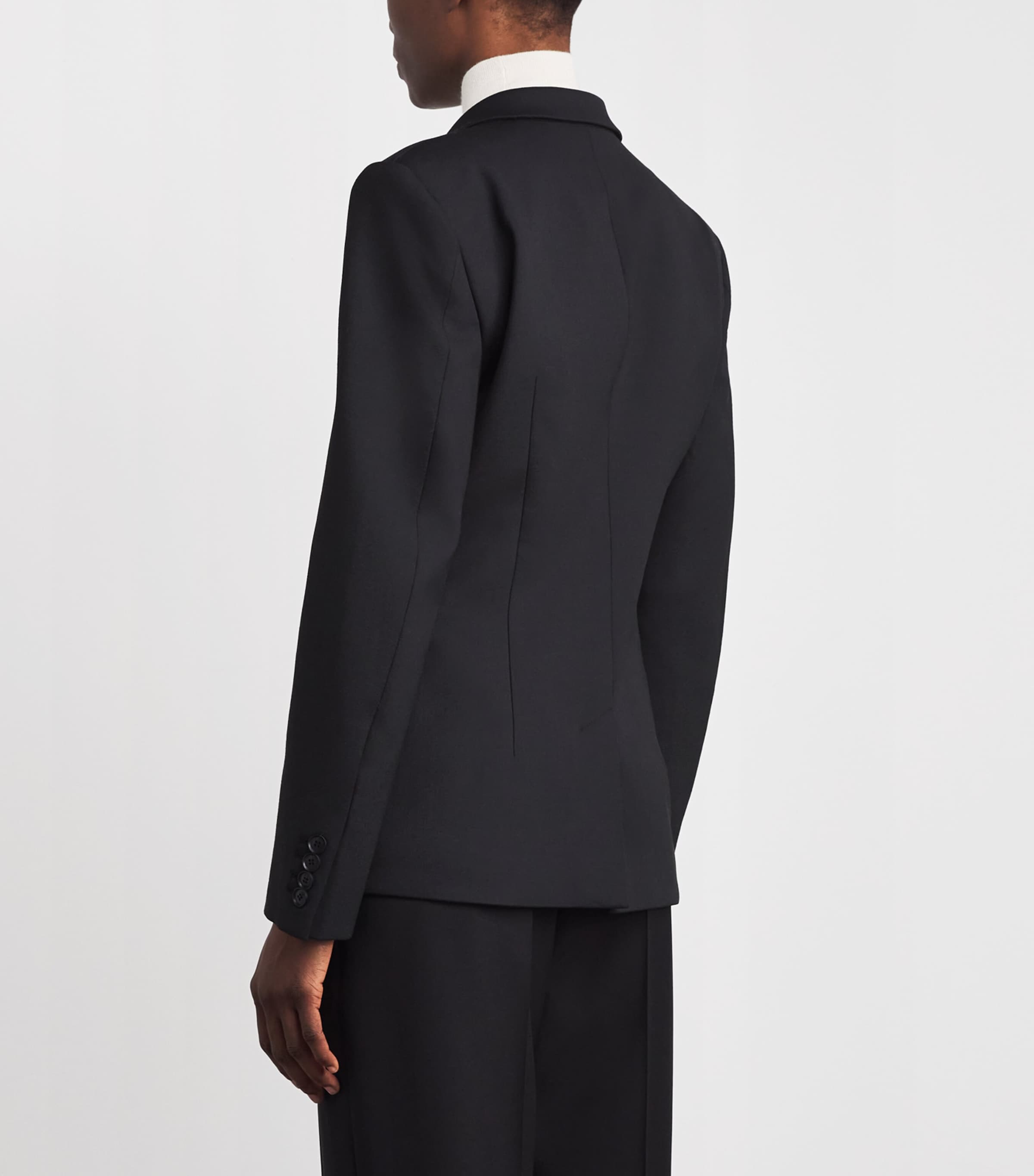 Almada Label Womens Cillian Tailored Blazer Black Image 5
