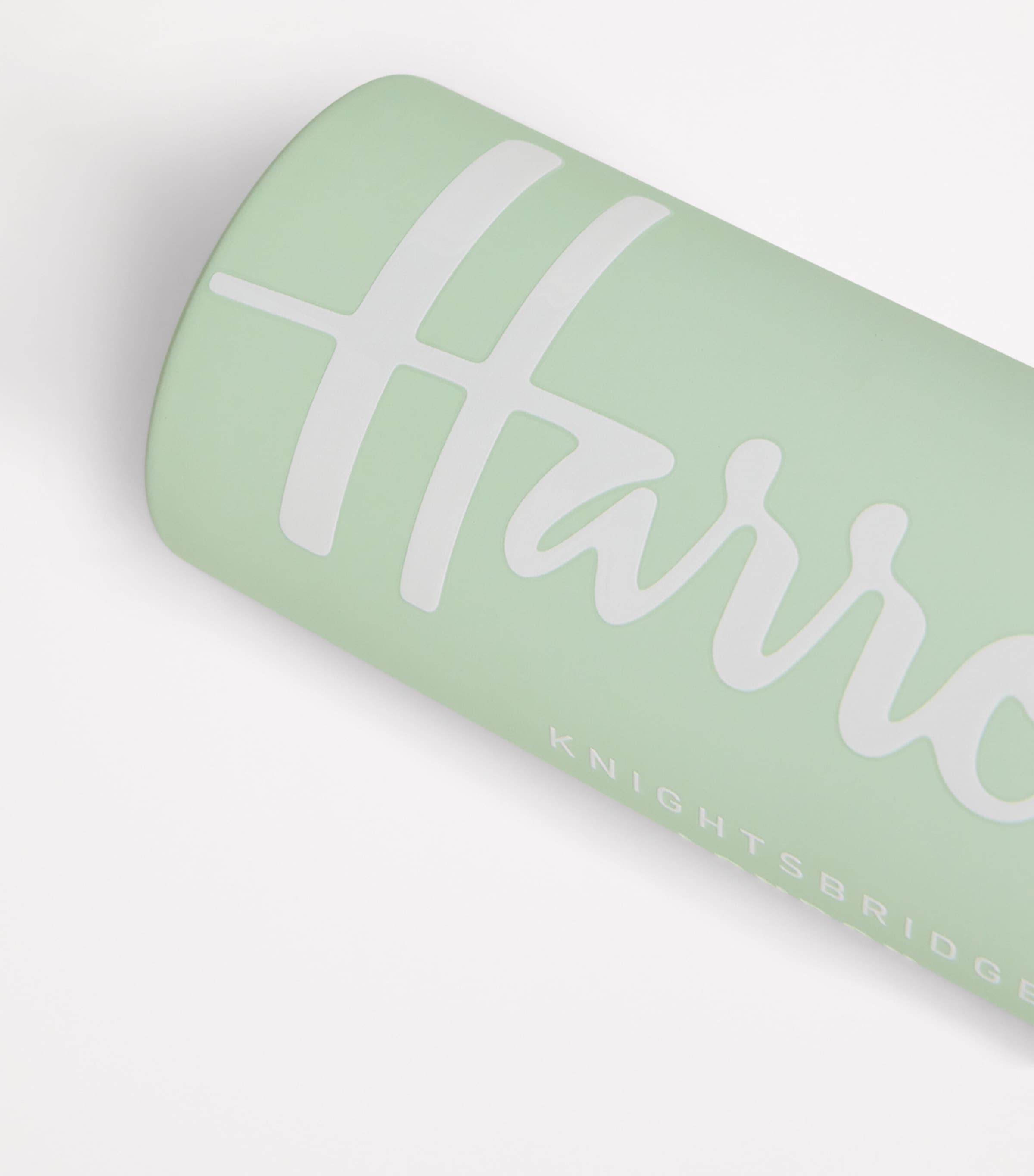 Harrods Logo Water Bottle (450ml) Pale Green Image 3
