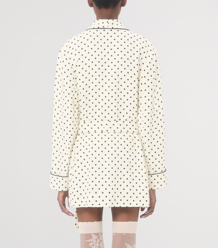 Embroidered Polka Dot Jacket R8E Image 4