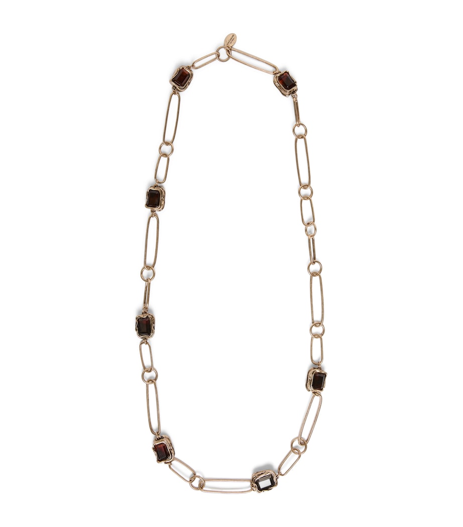 Weekend Max Mara Jewel-Embellished Necklace Gold Image 1