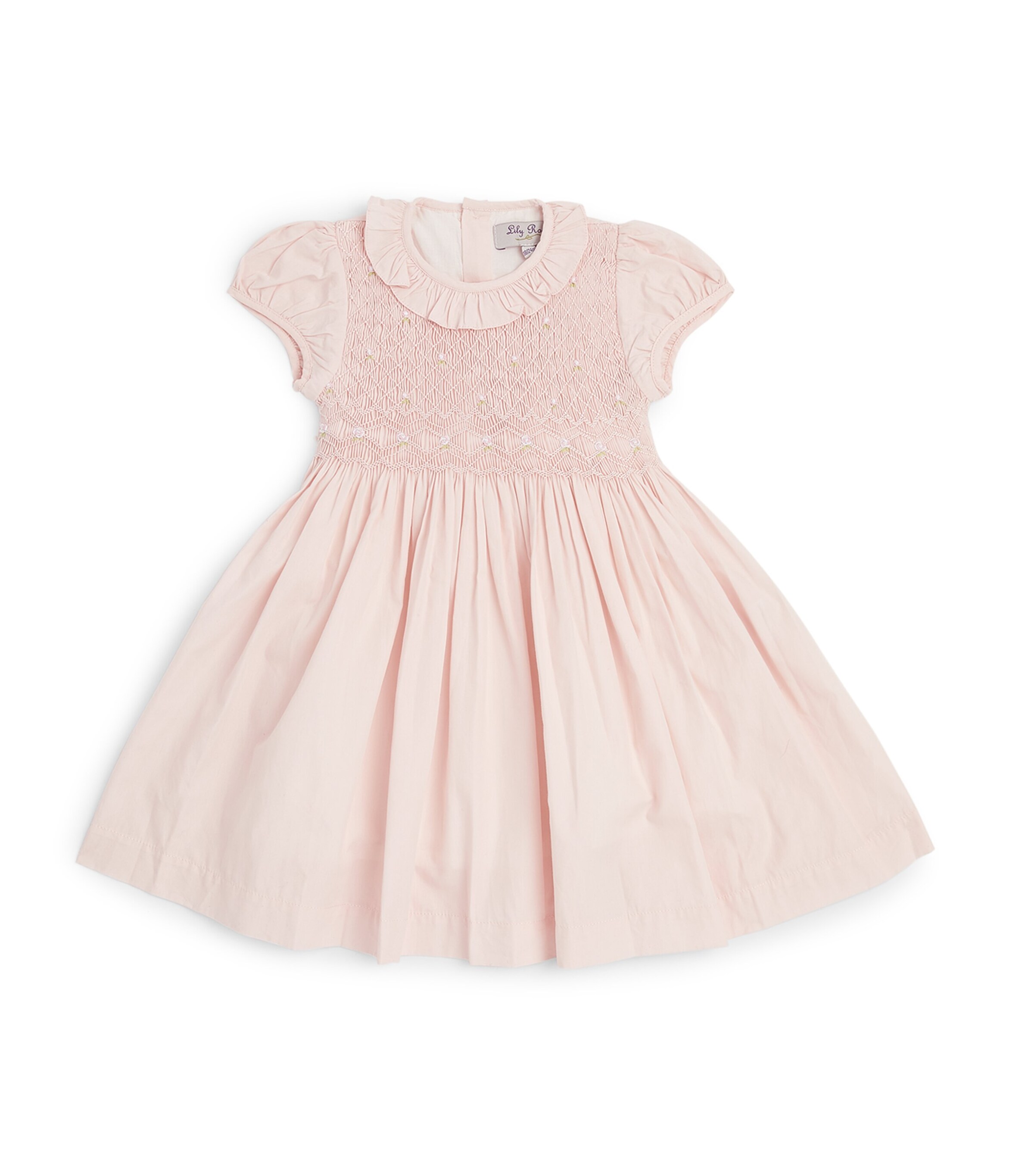 Trotters Willow Rose Smock Dress (3-24 Months) Pink Image 1