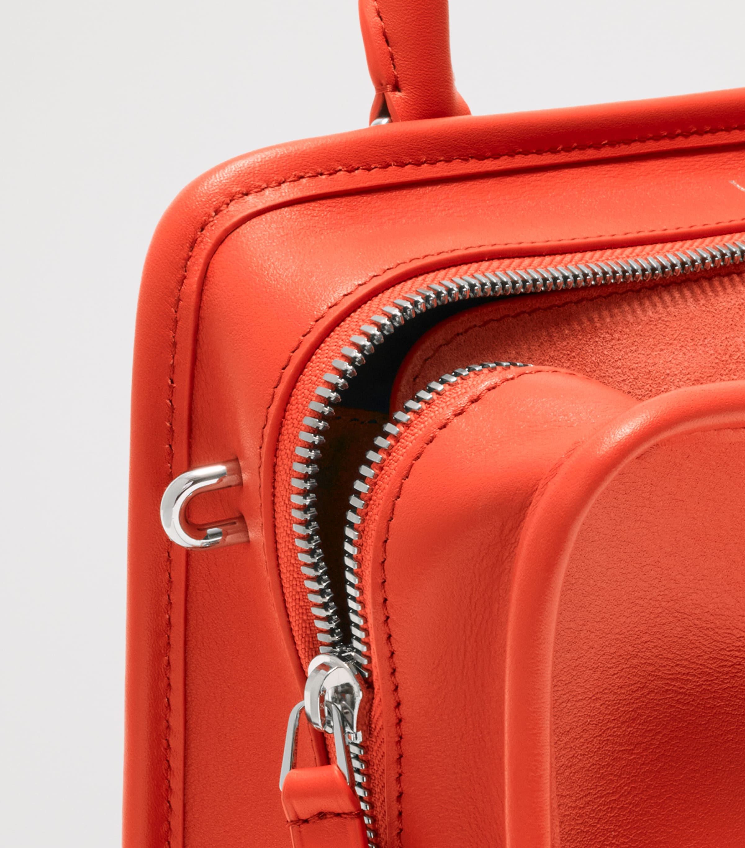 LOEWE Small Leather Amazona 180 Top-Handle Bag Sunrise Orange Image 14