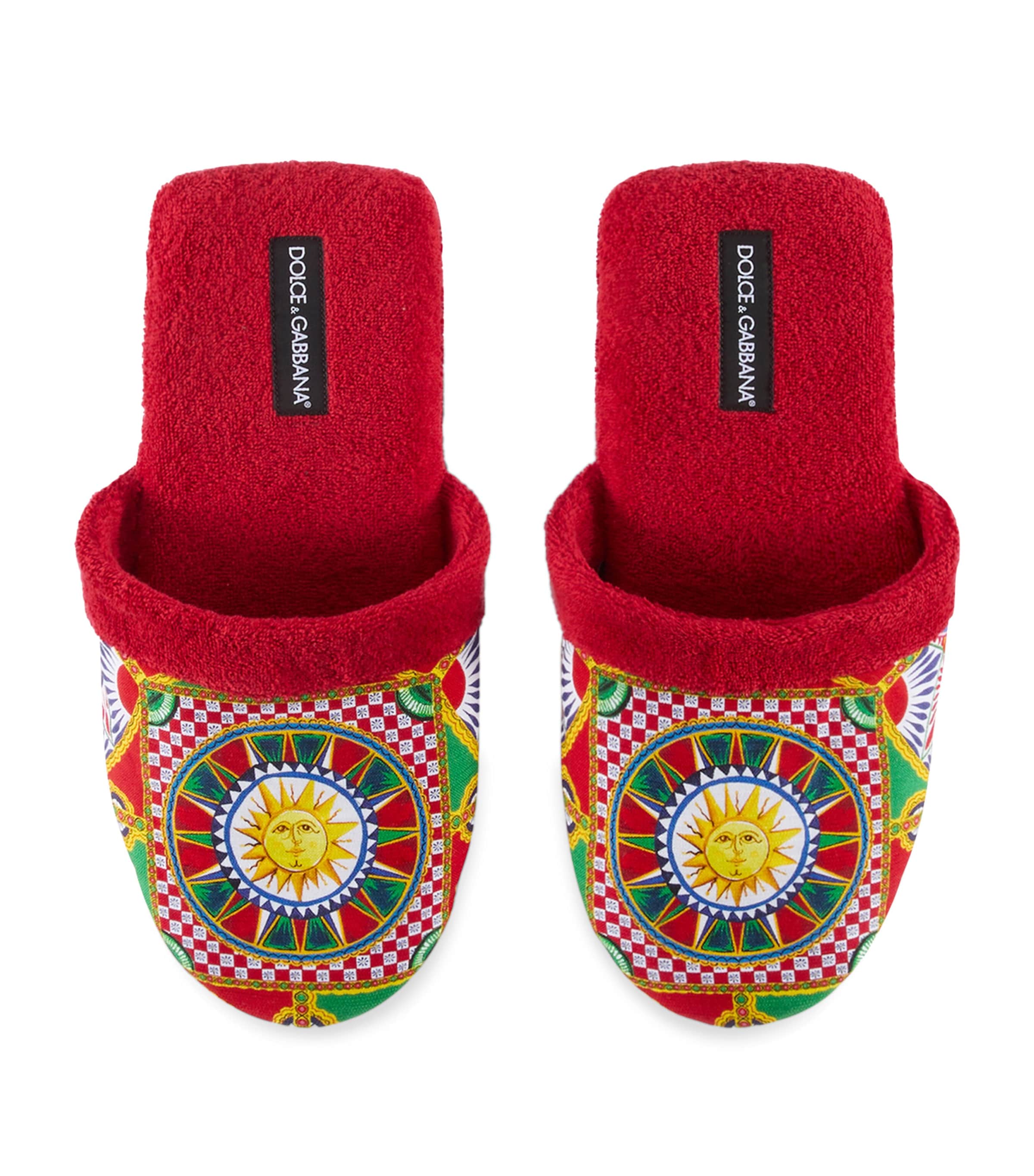 Carretto Siciliano Slippers UC034-CARRETTO/ROSSO Image 4