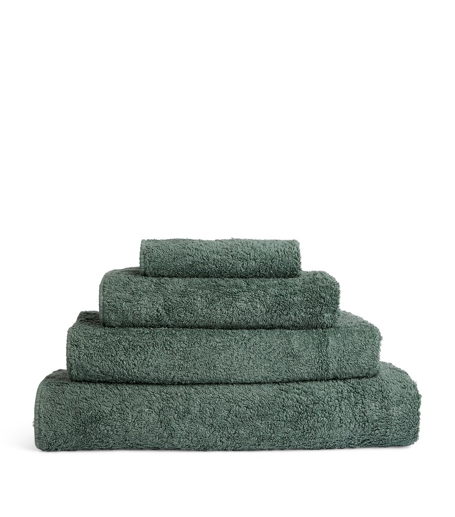 Abyss & Habidecor Super Pile Hand Towel (55cm x 100cm) Evergreen Image 1
