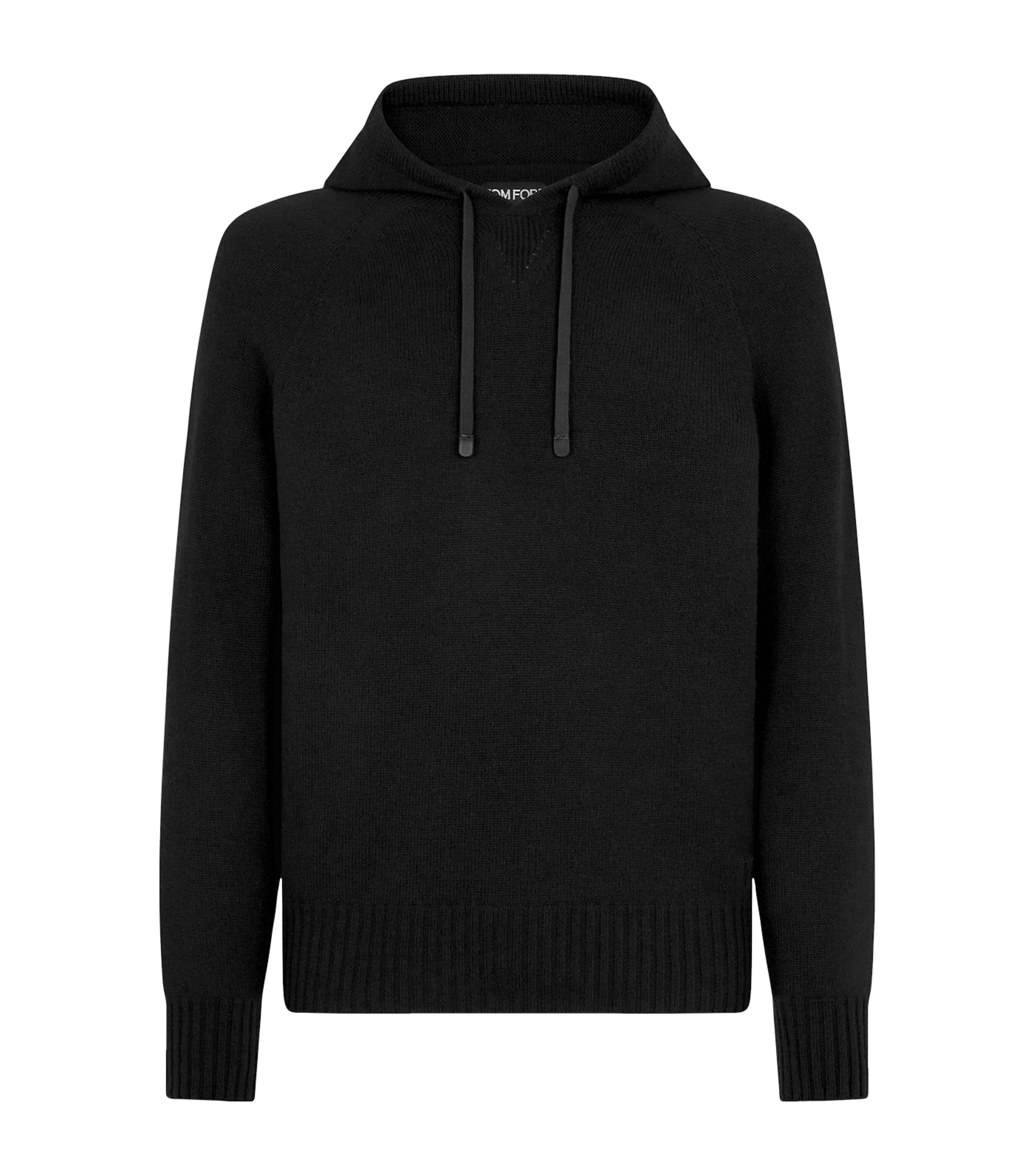TOM FORD Mens Cashmere Hoodie Naa Image 1