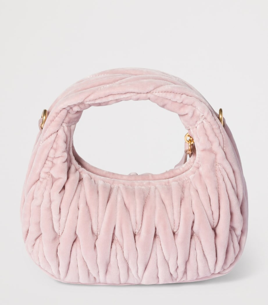Mini Velvet Wander Top-Handle Bag F0E18 Image 4
