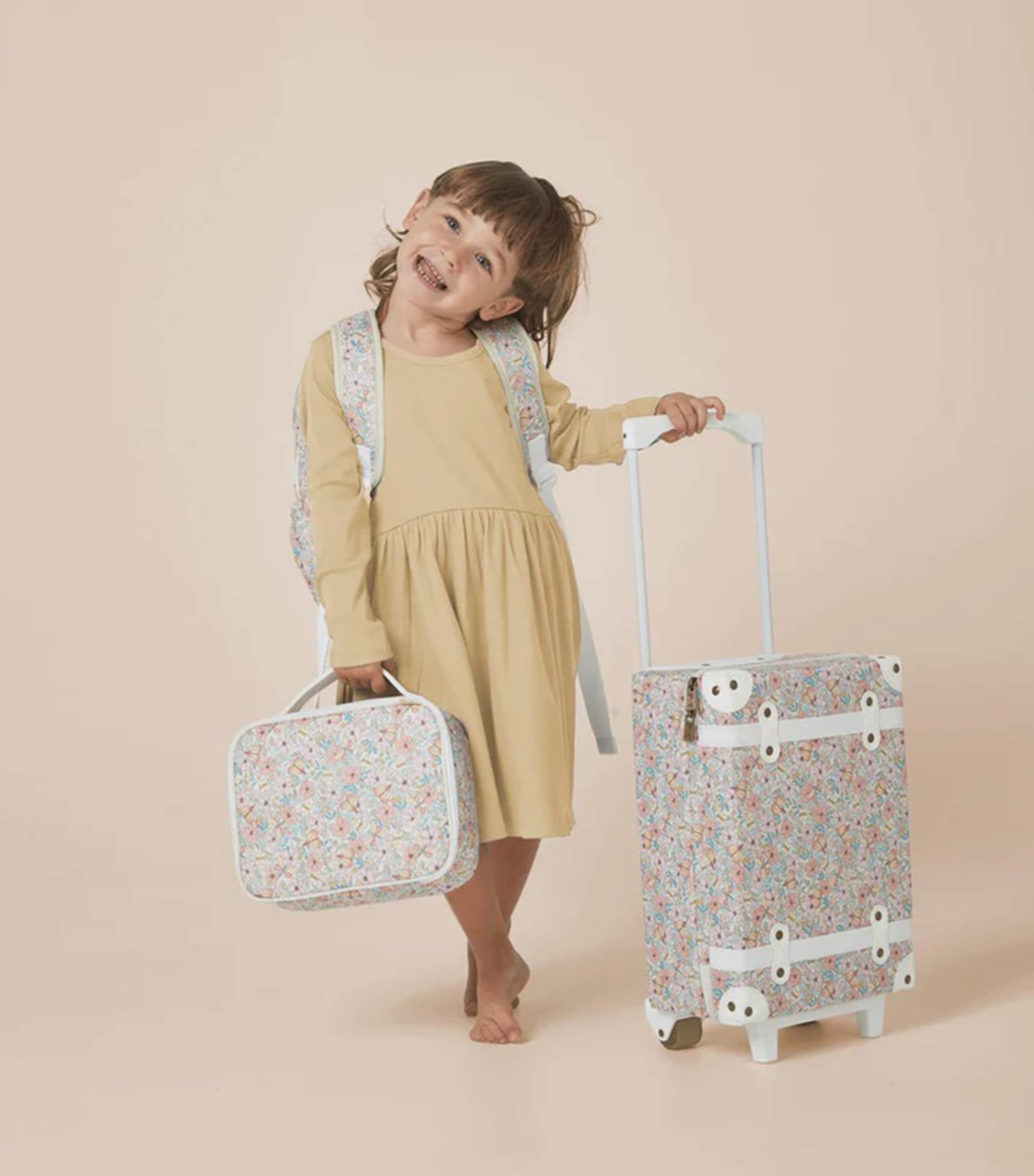 Olli Ella Butterfly Print See-Ya Suitcase Image 4