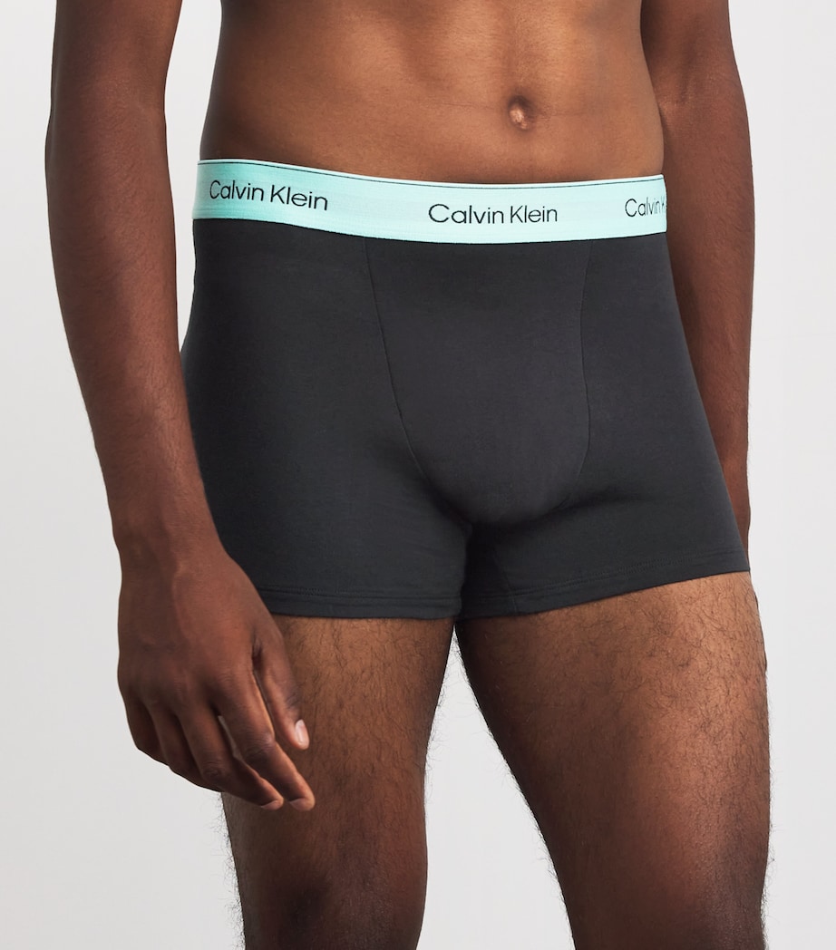 Icon Cotton Stretch Briefs (Pack of 3) VRB-BLACK Image 2
