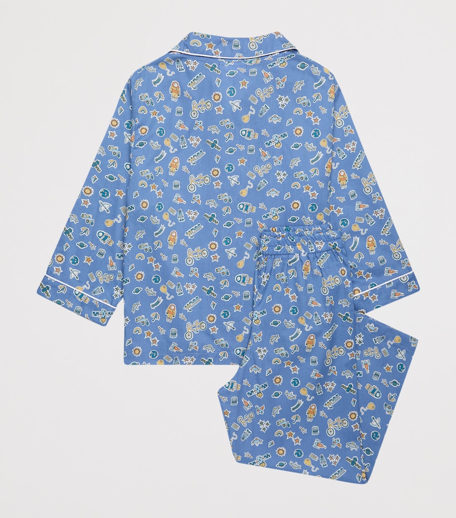 Trotters Cotton Treasures Pyjamas (1-5 Years) Blue Image 2