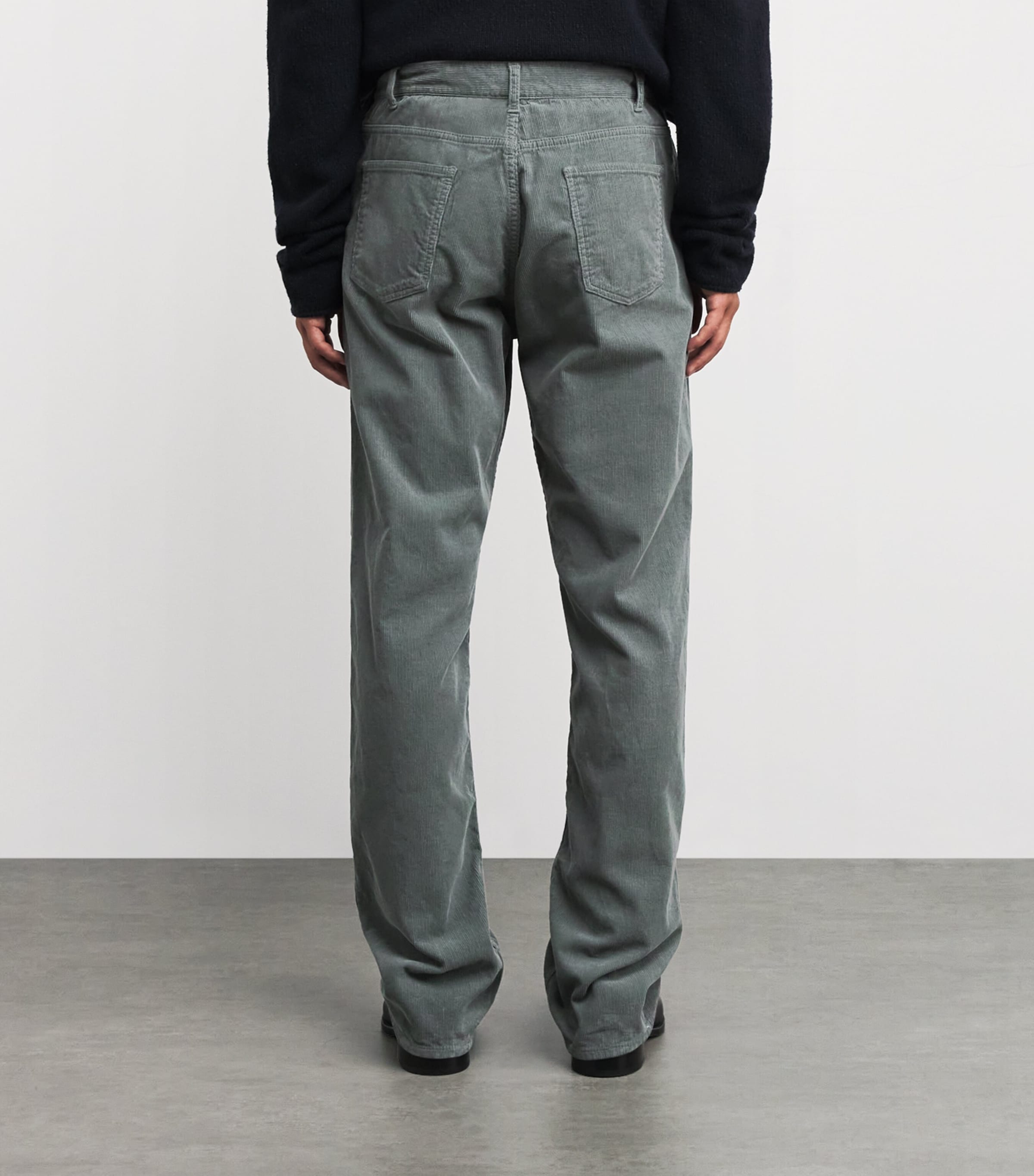 Fred Cotton Corduroy Trousers GREY Image 4