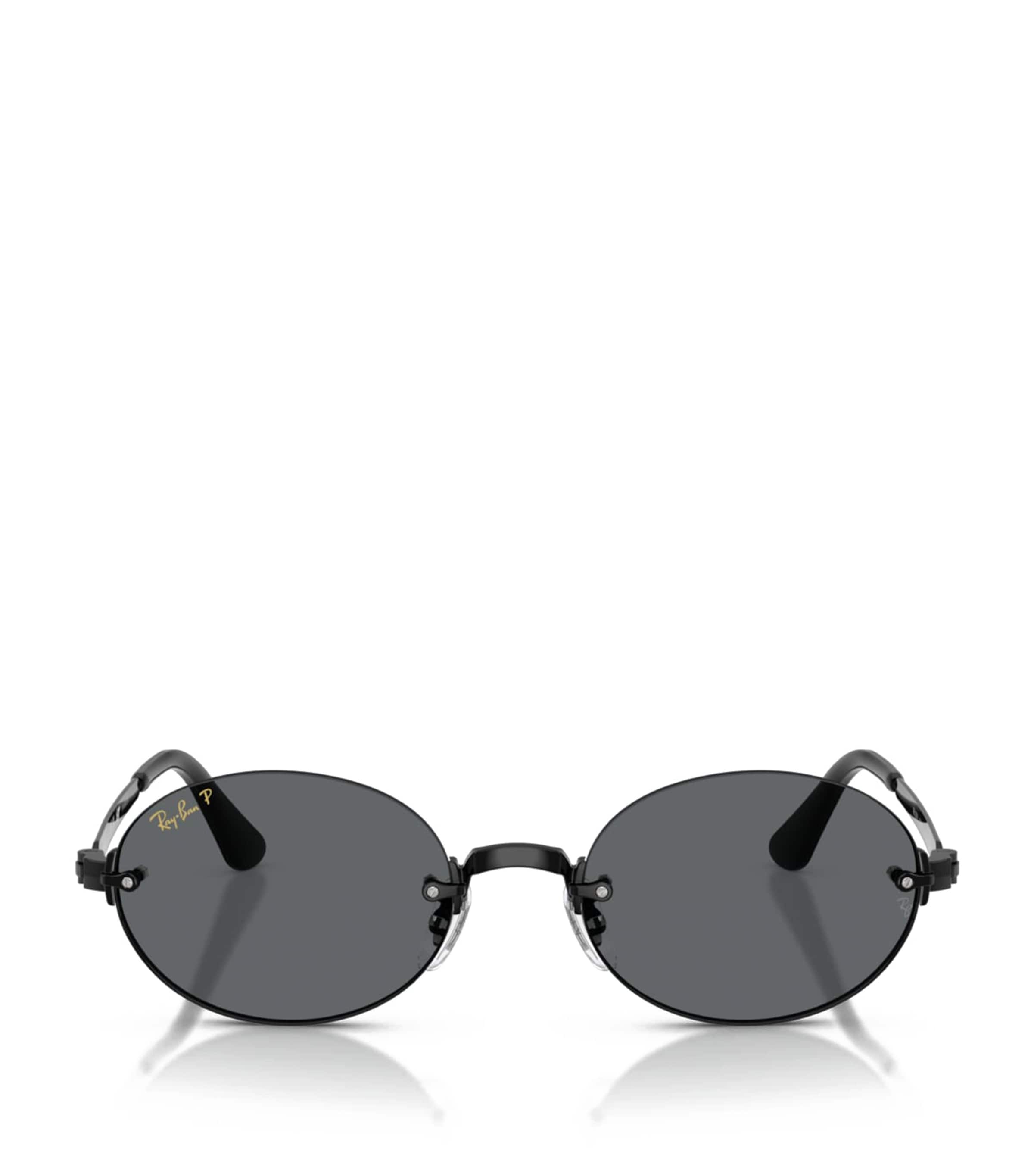 Ray Ban Ray-ban By A$ap Rocky Oval Sunglasses In Black